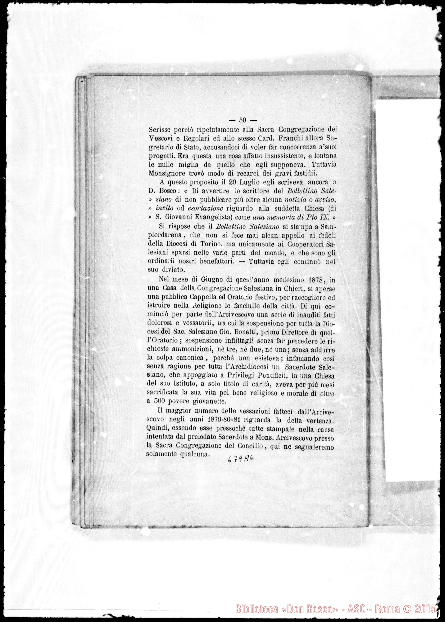 Fotogramma A 6 — Agli Eminentissimi Cardinali… ESPOSIZIONE… Stampato