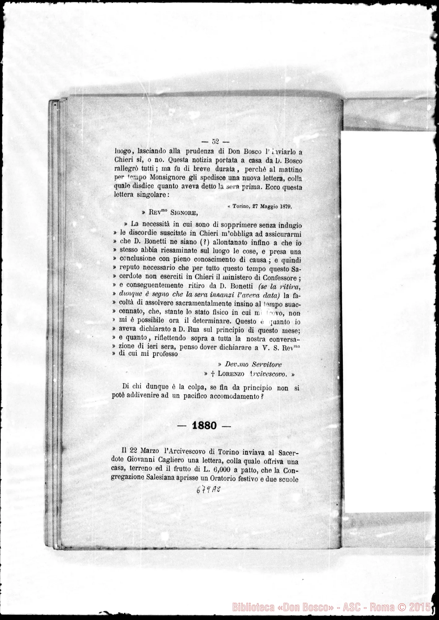 Fotogramma A 8 — Agli Eminentissimi Cardinali… ESPOSIZIONE… Stampato
