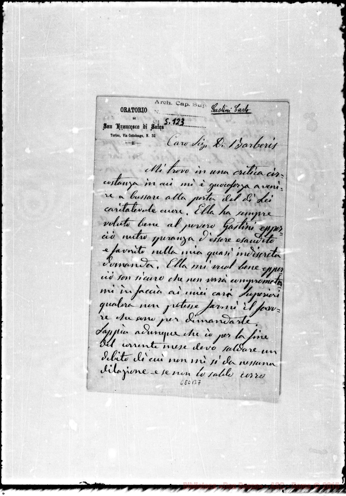 Fotogramma B 7 — Gastini-Barberis