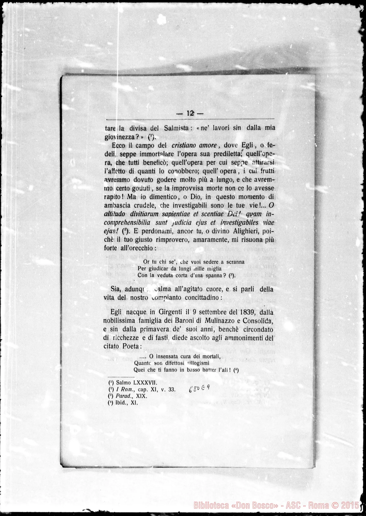 Fotogramma E 9 — Gerlando Genuardi: Elogio funebre