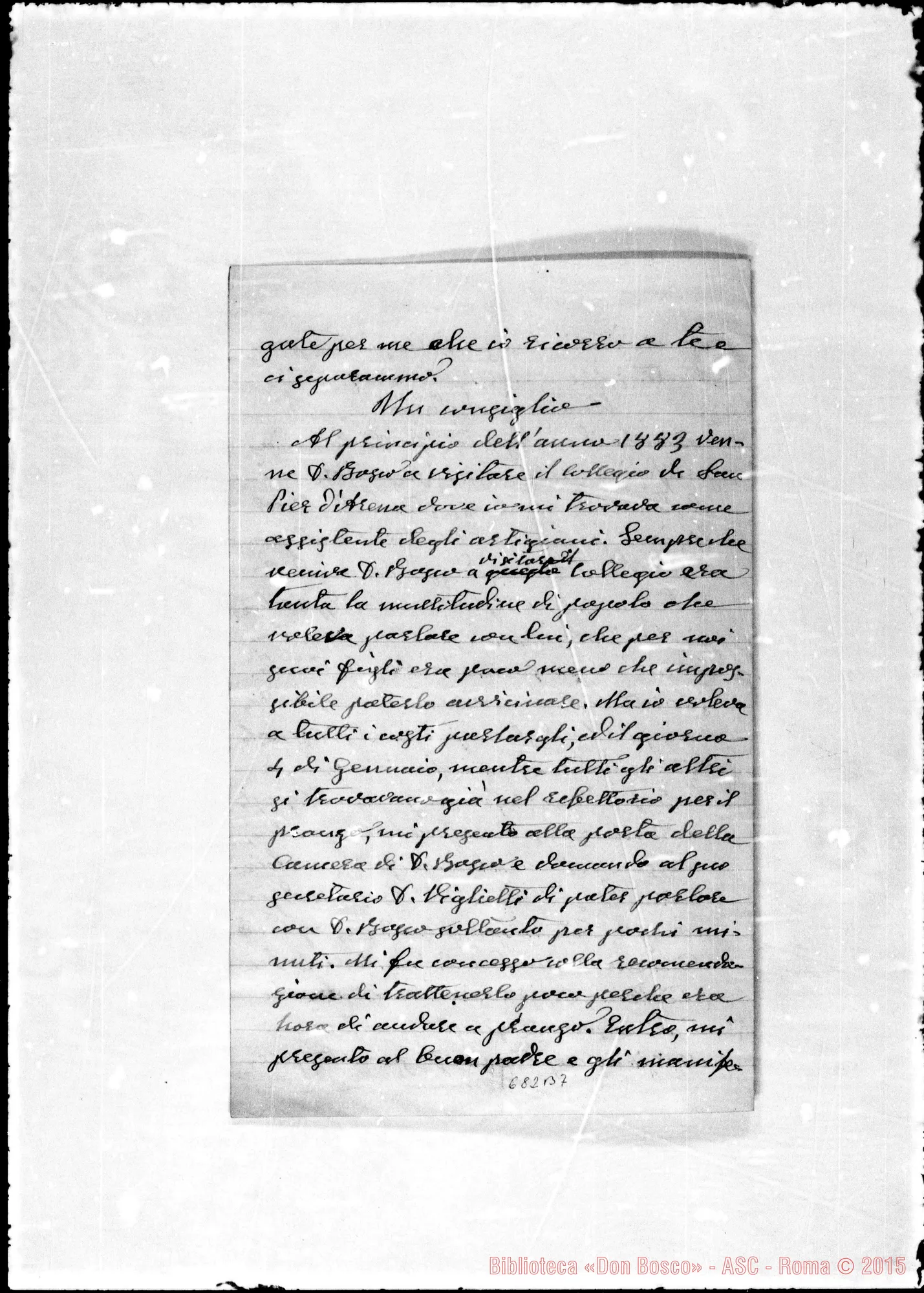 Fotogramma B 7 — Relazione: Fatti E detti di Don Bosco