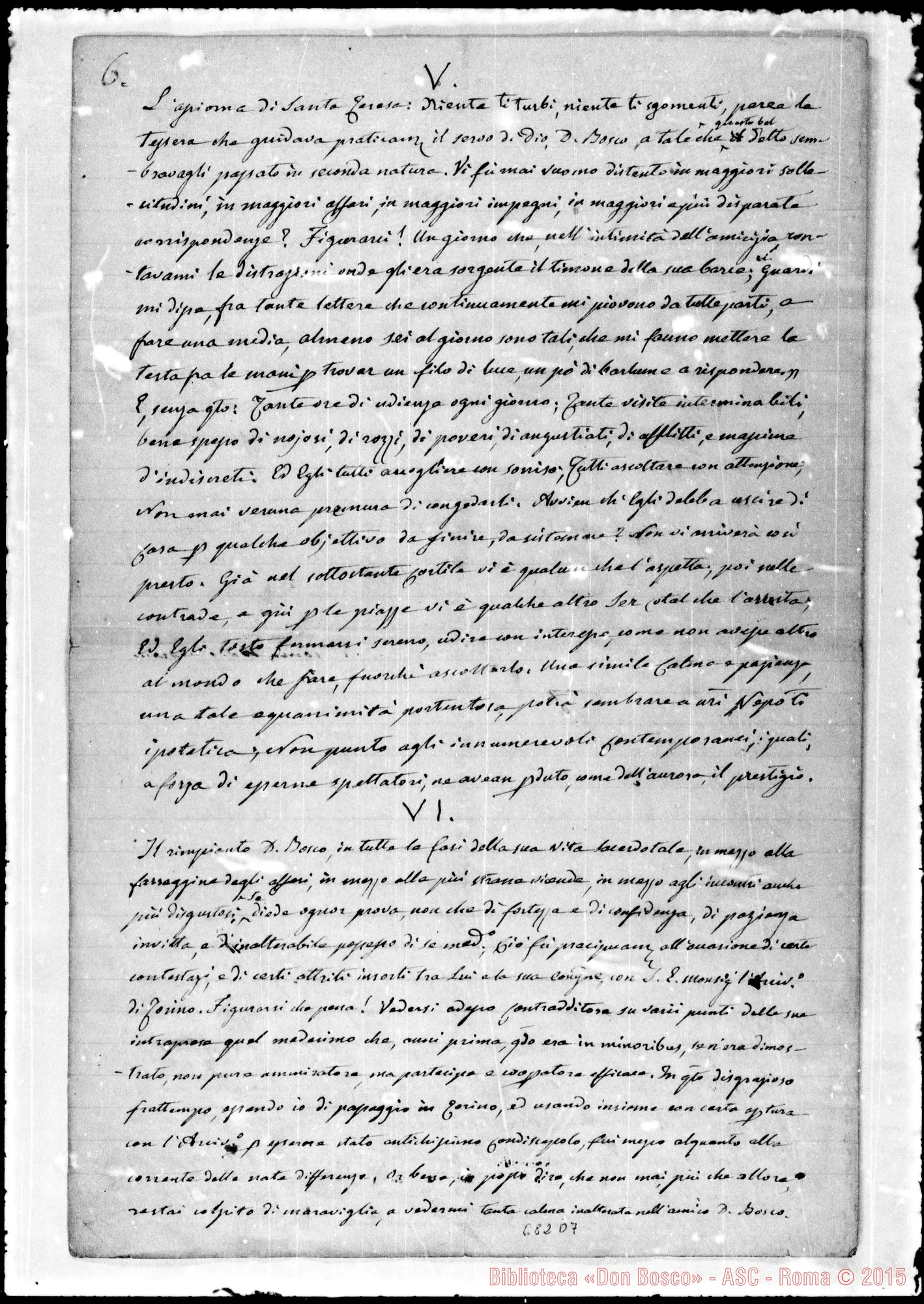 Fotogramma D 7 — Giordano Felice, Oblato: Memorie intorno alla vita di D. Bosco. Nizza