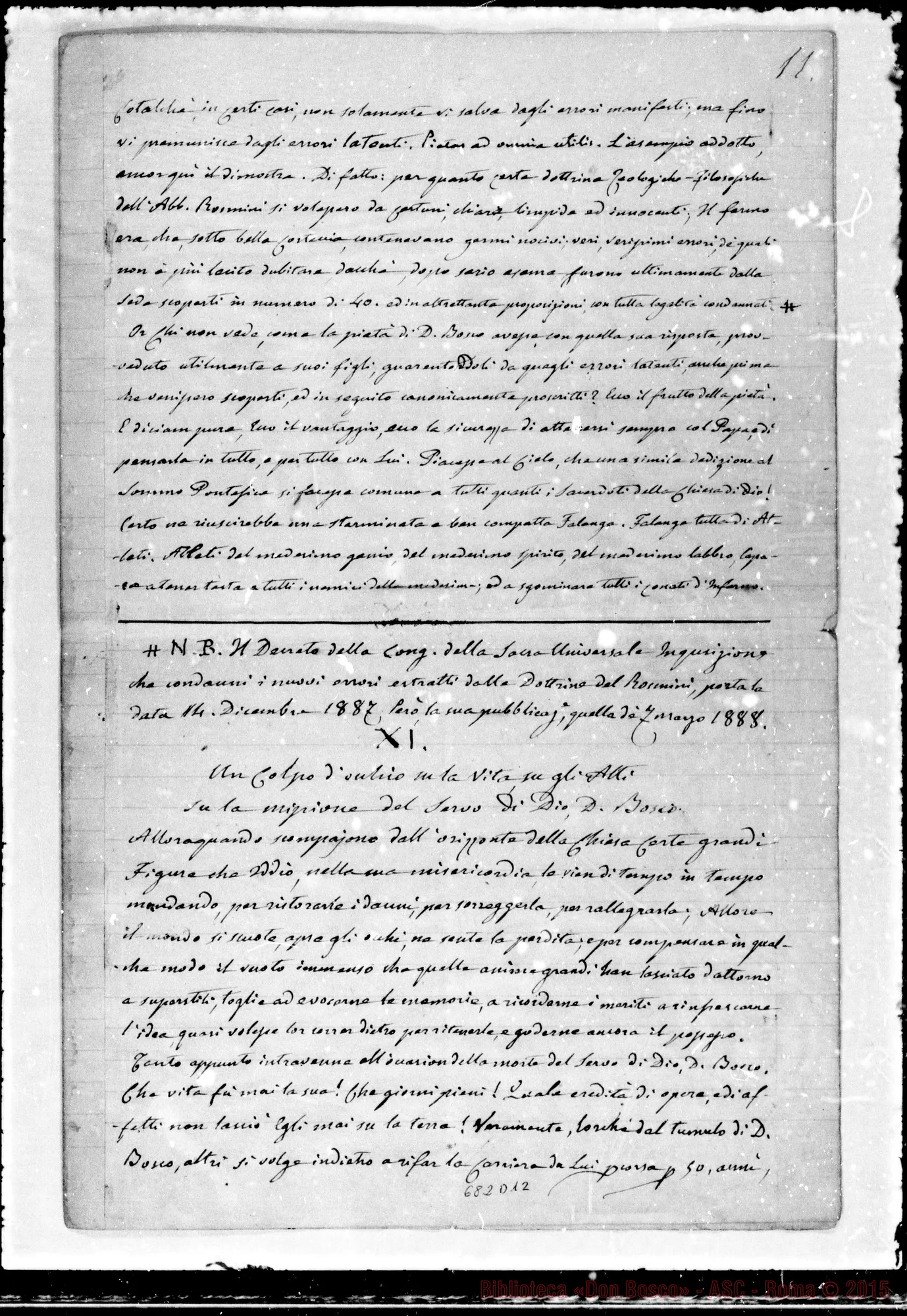 Fotogramma D 12 — Giordano Felice, Oblato: Memorie intorno alla vita di D. Bosco. Nizza