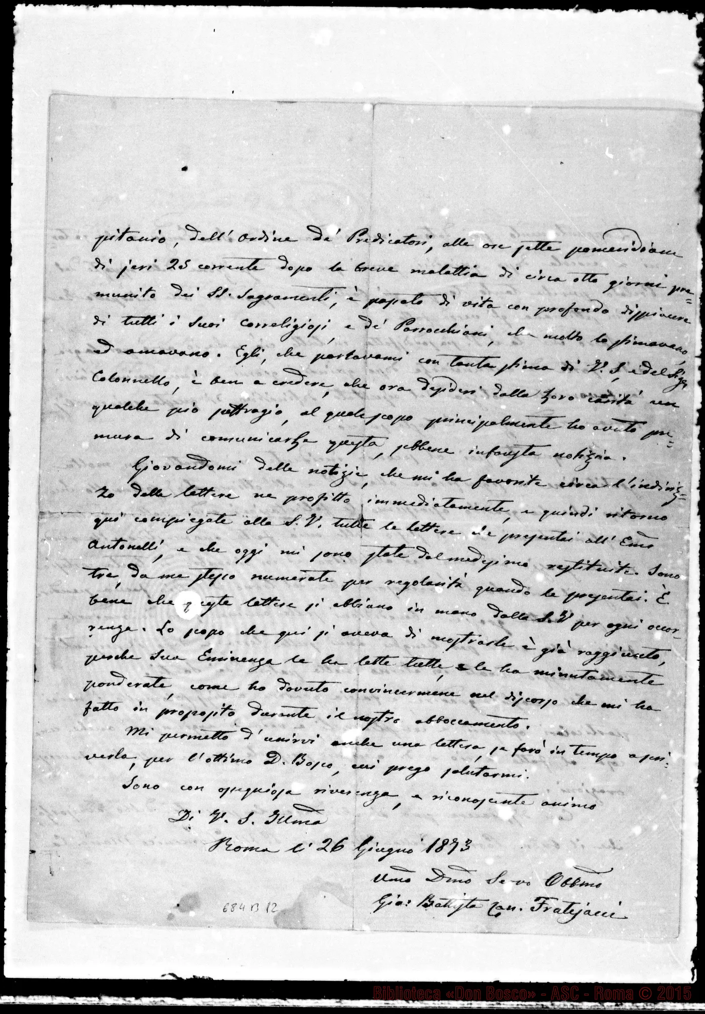 Fotogramma B 12 — Fratejacci-Egregia Signora