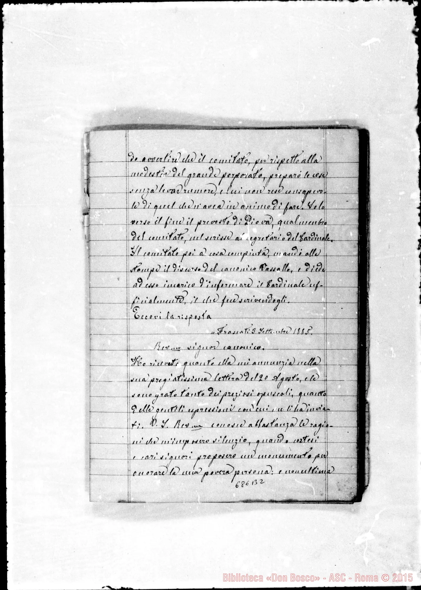 Fotogramma B 2 — Copia di lettere «importanti» A D. Bosco
