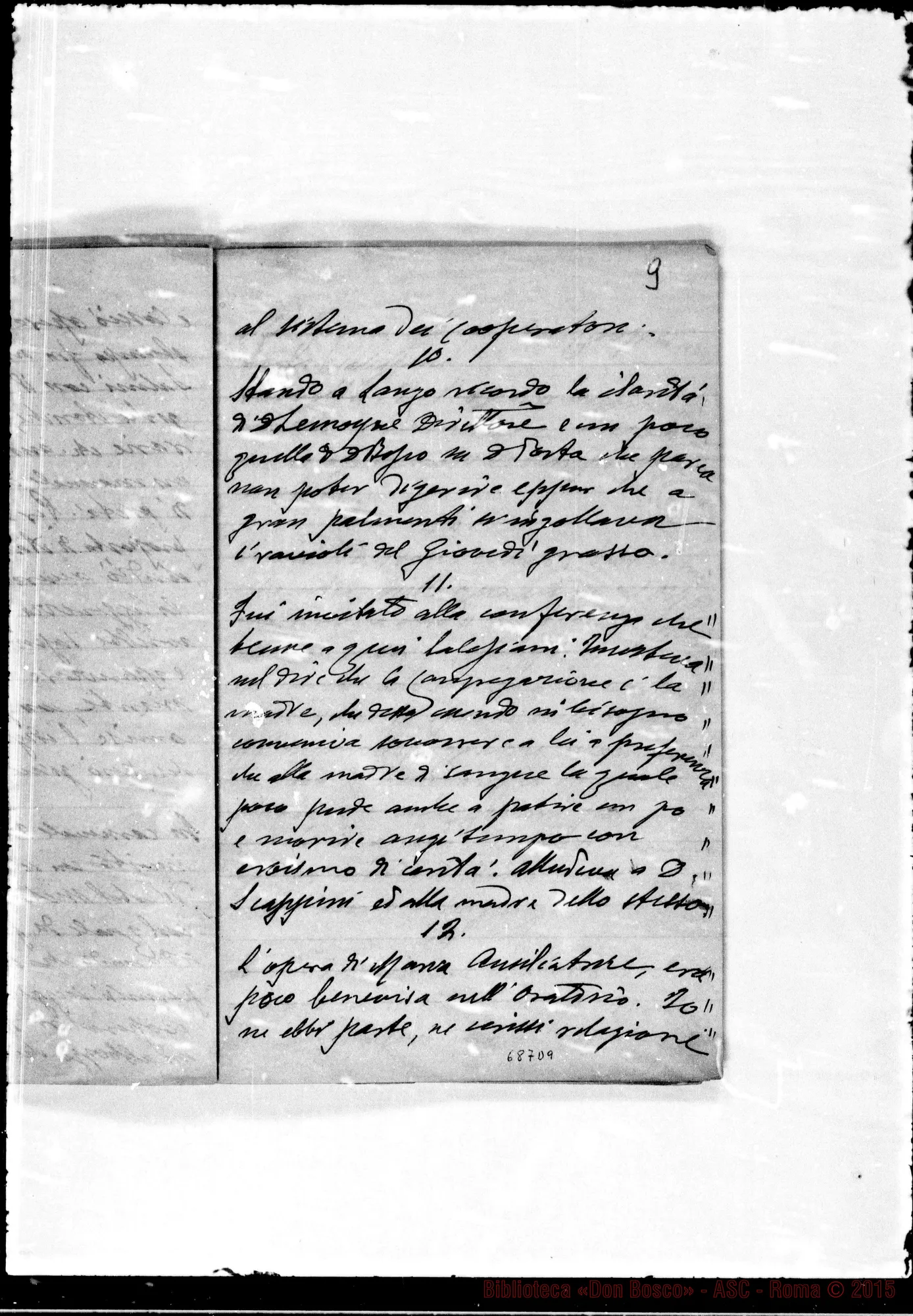 Fotogramma D 9 — Pensieri di D. Guanella intorno A D. Bosco