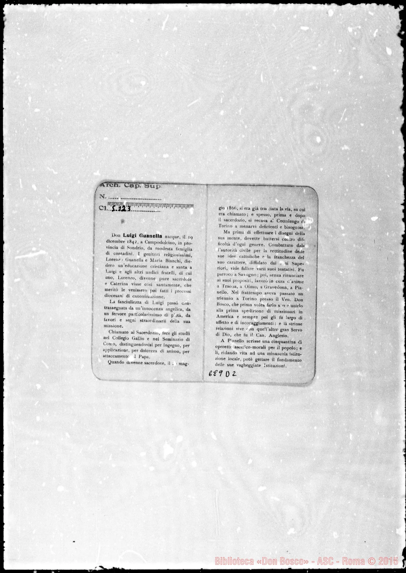 Fotogramma D 2 — Cenni biografici