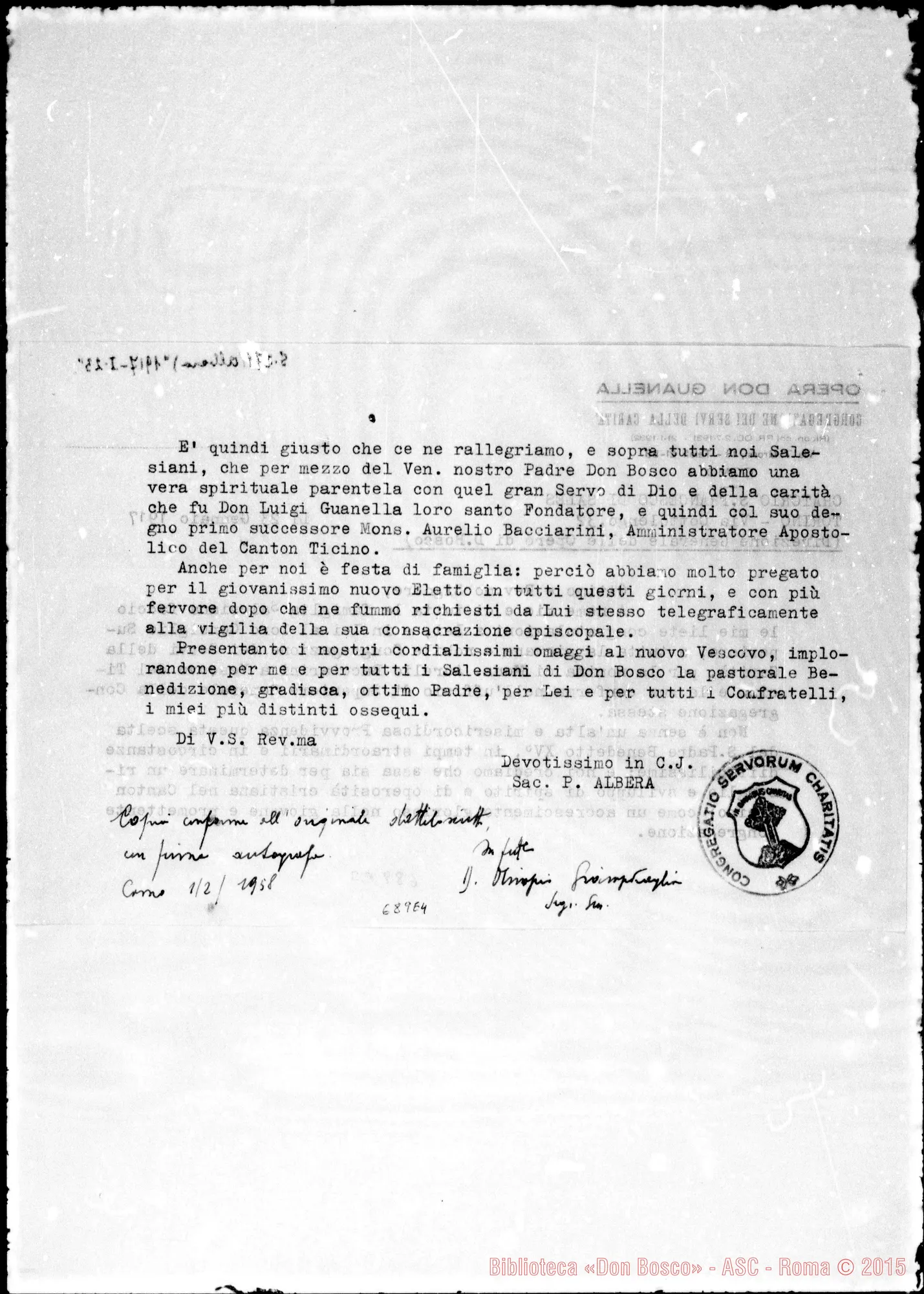 Fotogramma E 4 — Albera-Ottimo E Rev.rno Signore. Copia