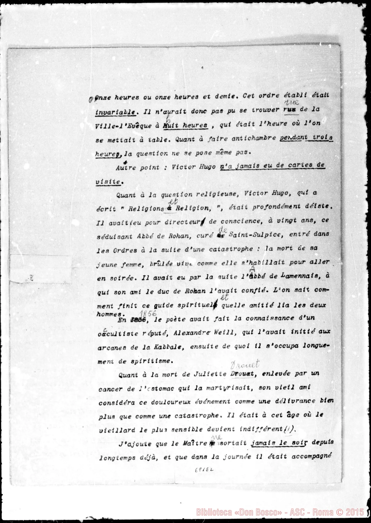 Fotogramma E 2 — Lettera: Juana Richard-Monsieur aimable Correspondant