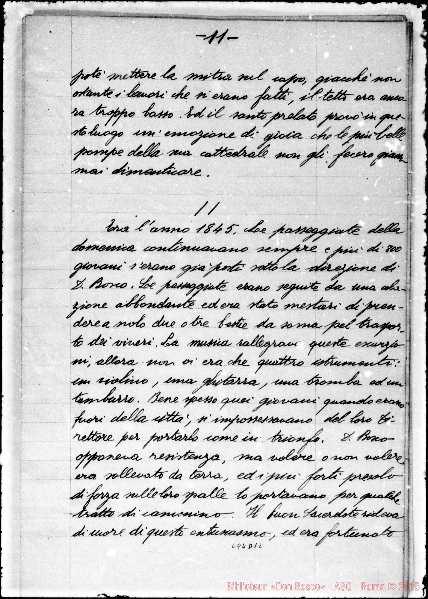 Fotogramma D 12 — Lodovico da Casoria, francescano. Don Bosco E Lodovico da Casoria