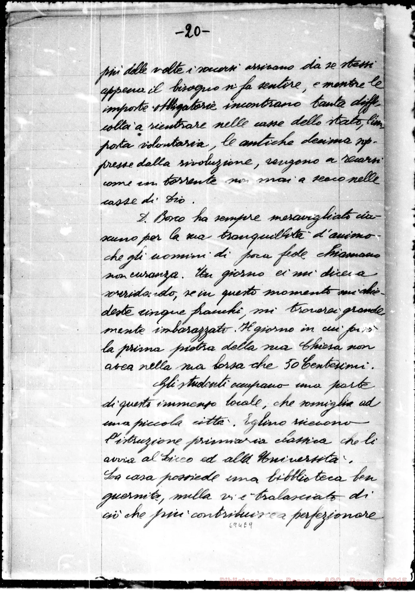 Fotogramma E 9 — Lodovico da Casoria, francescano. Don Bosco E Lodovico da Casoria