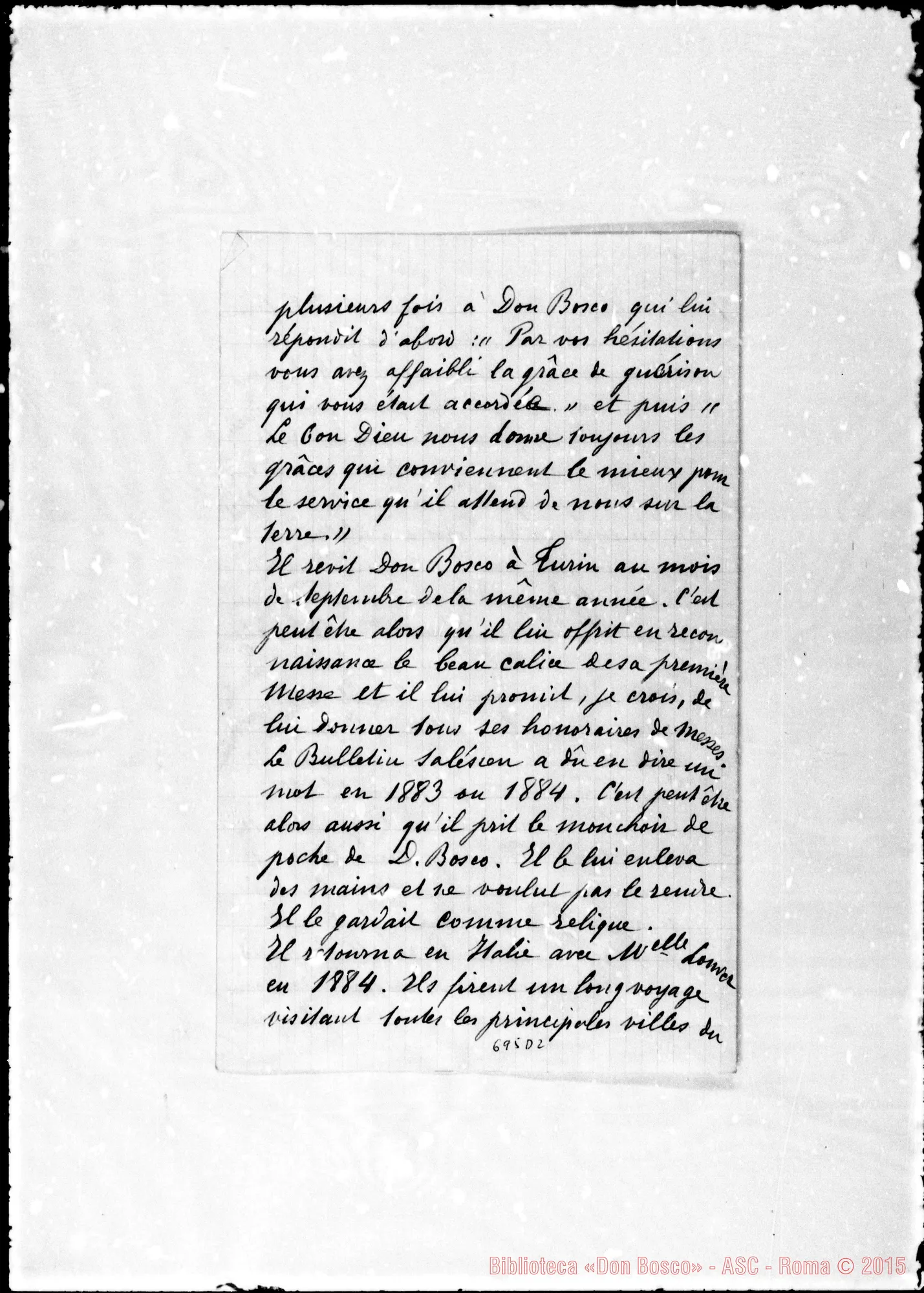 Fotogramma D 2 — Louvet Clara Louise Julie: Lettere: A Mon cher Paul