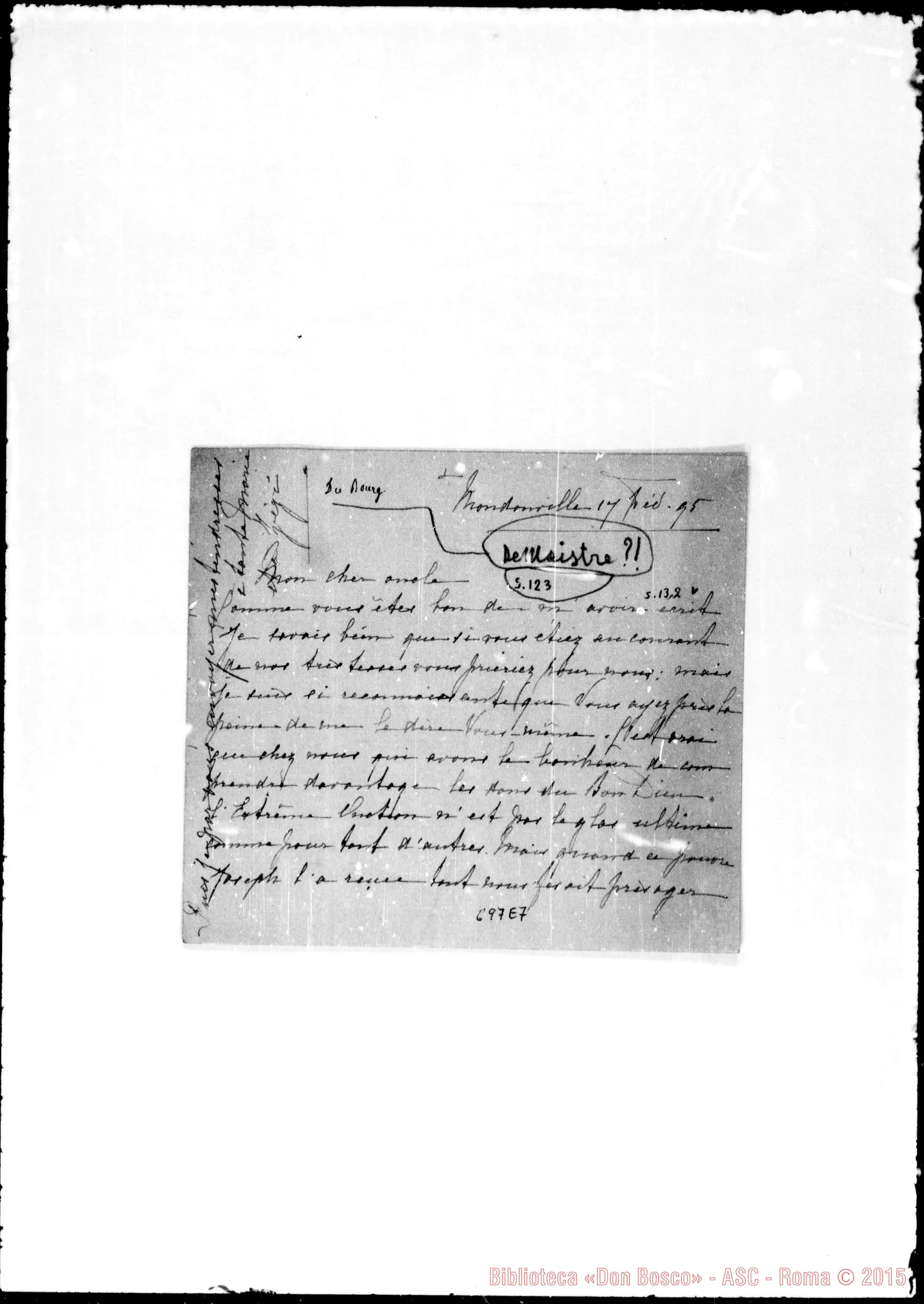 Fotogramma E 7 — Maria du Bourg-Mon cher onde