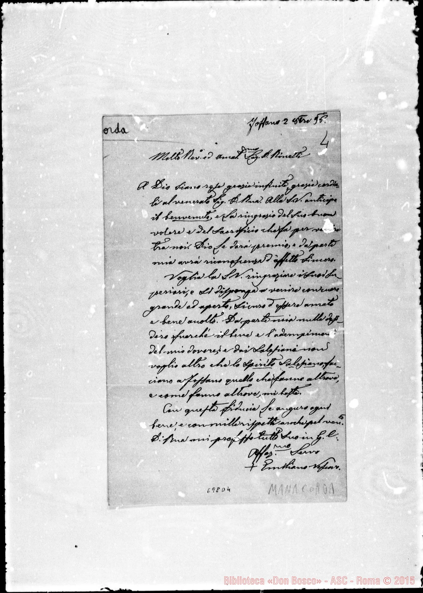 Fotogramma D 4 — Manacorda-Rinetti