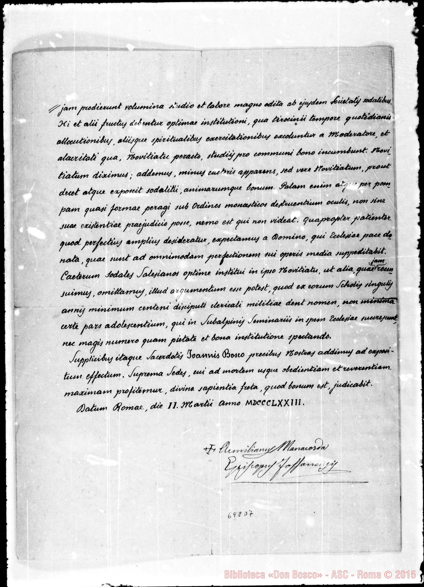 Fotogramma D 7 — Commendatizia di Manacorda
