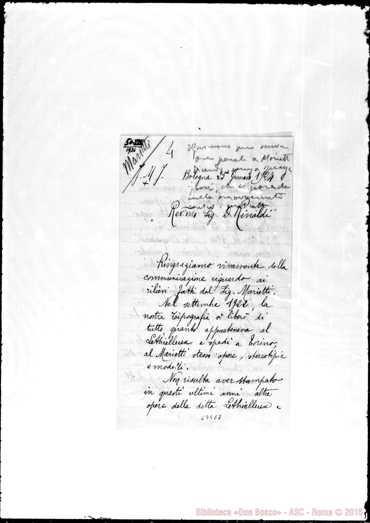 Fotogramma E 7 — Giubergia-Rinaldi