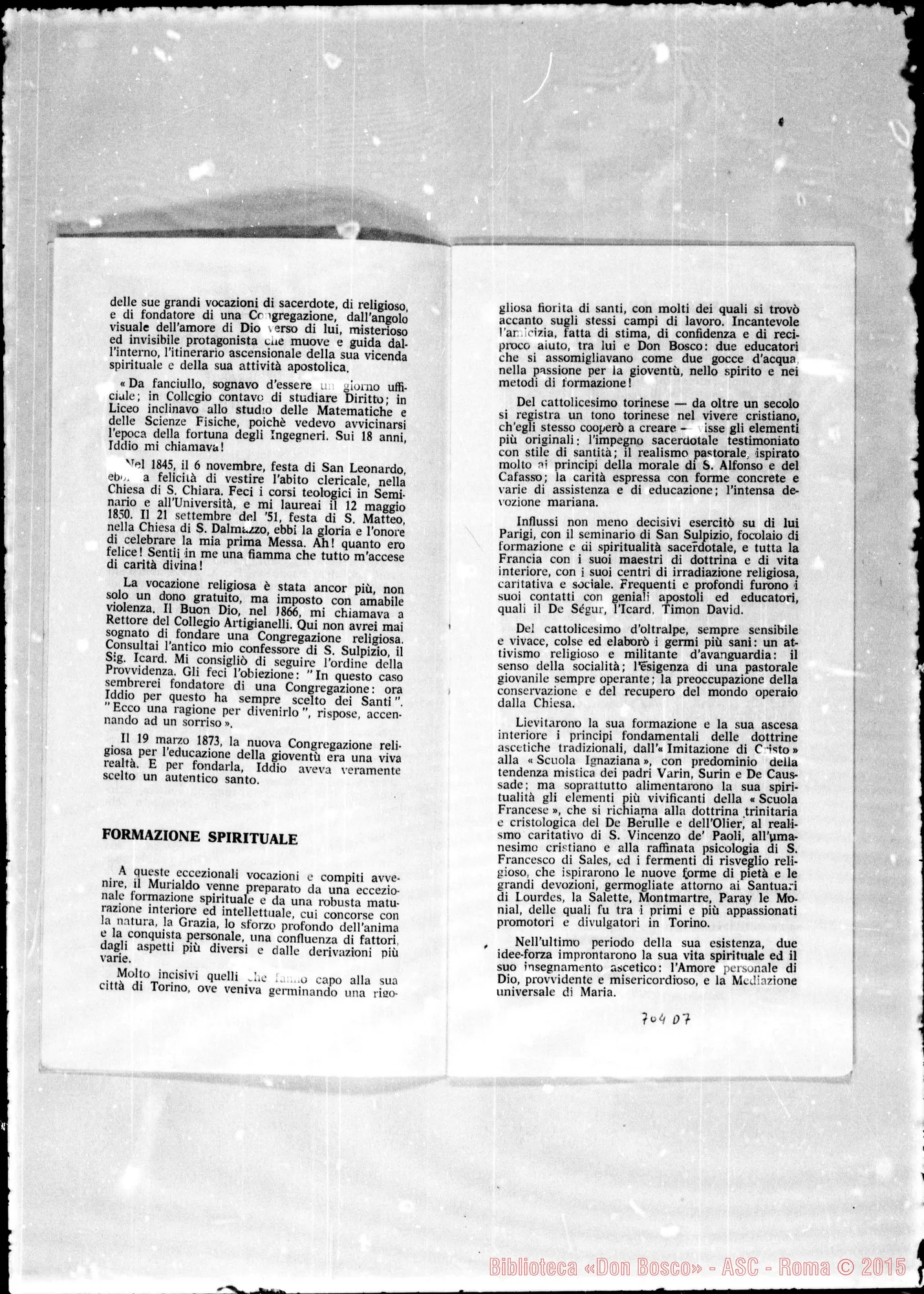 Fotogramma D 7 — Spiritualità E Azione Apostolica di D. Murialdo