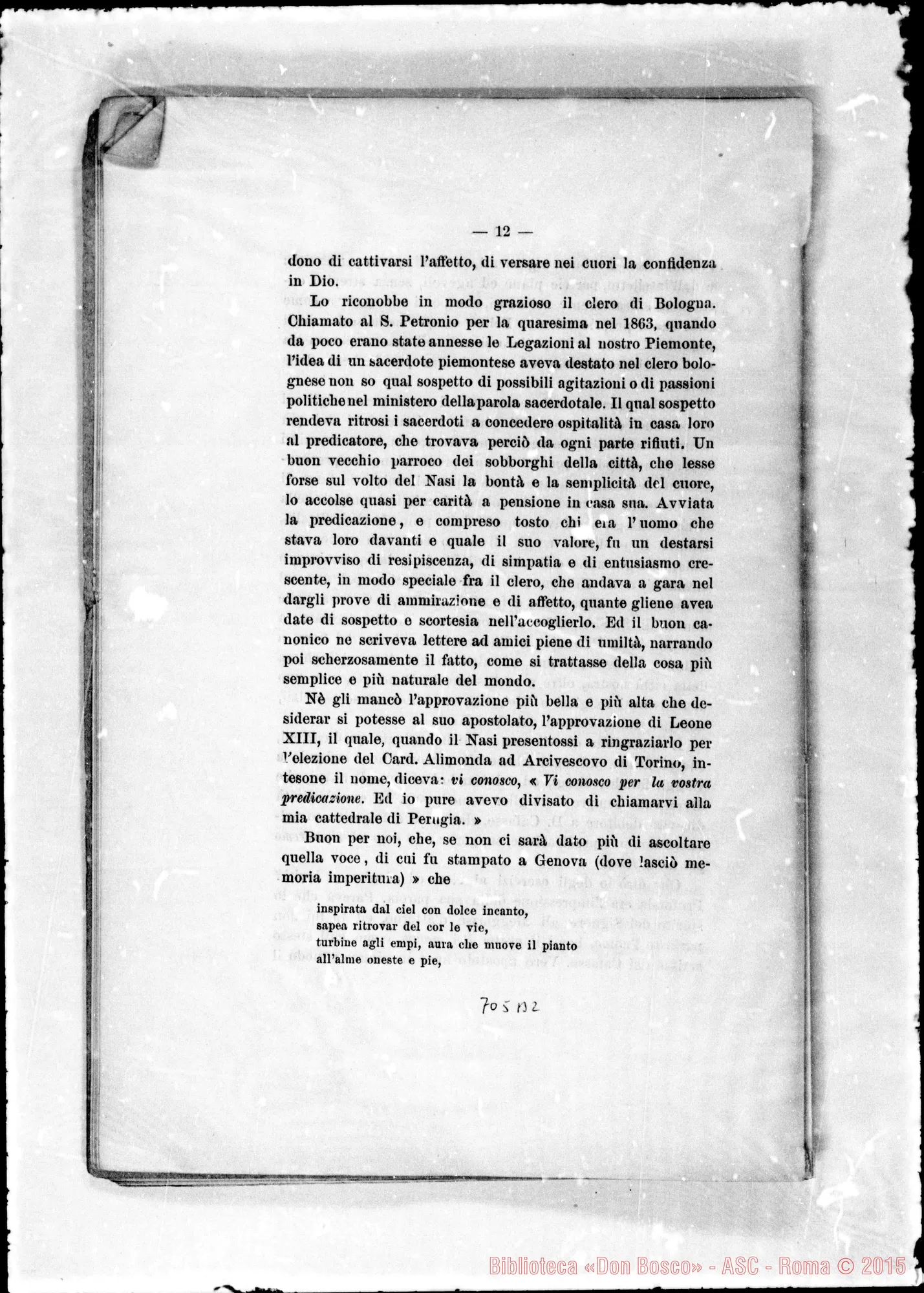 Fotogramma B 2 — Nasi Luigi, can. Elogio Funebre