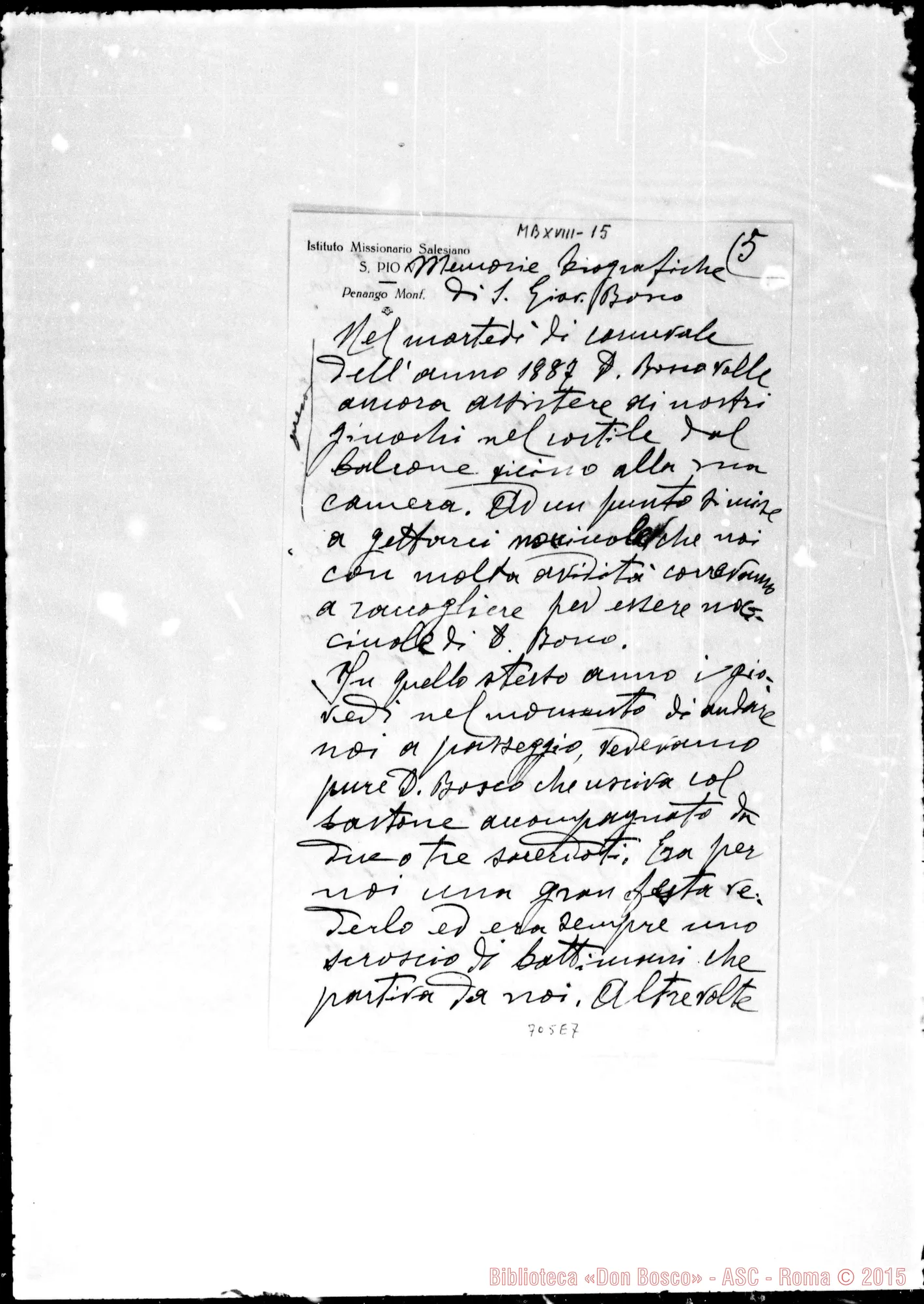 Fotogramma E 7 — Memorie biografiche di S. Giovanni Bosco…