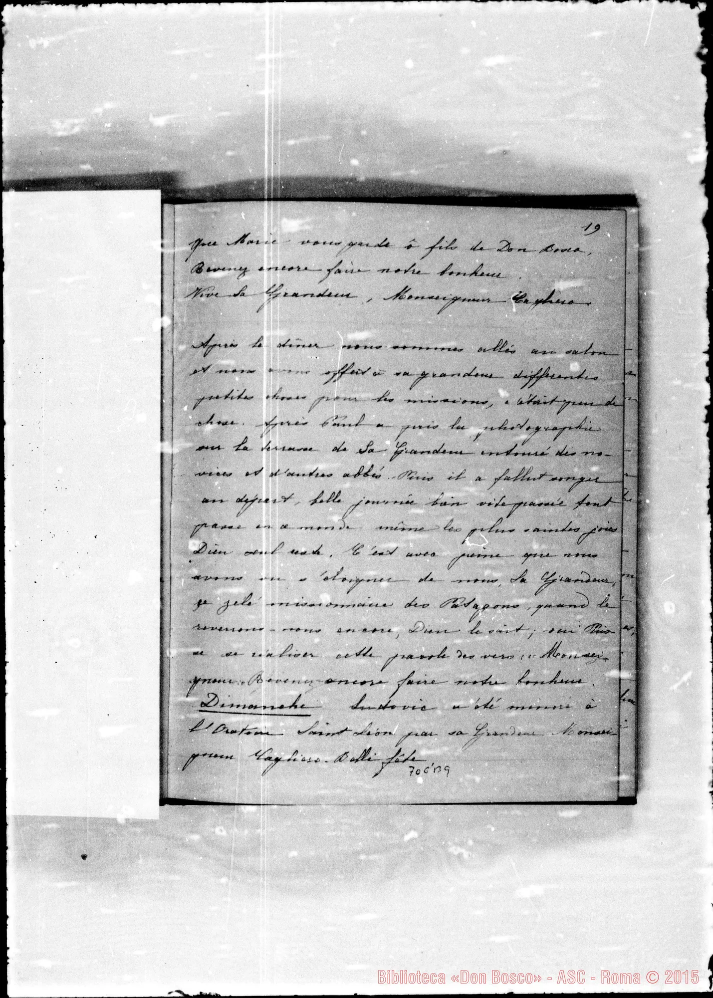 Fotogramma B 9 — Journal parlant des Salésiens. Premier volume