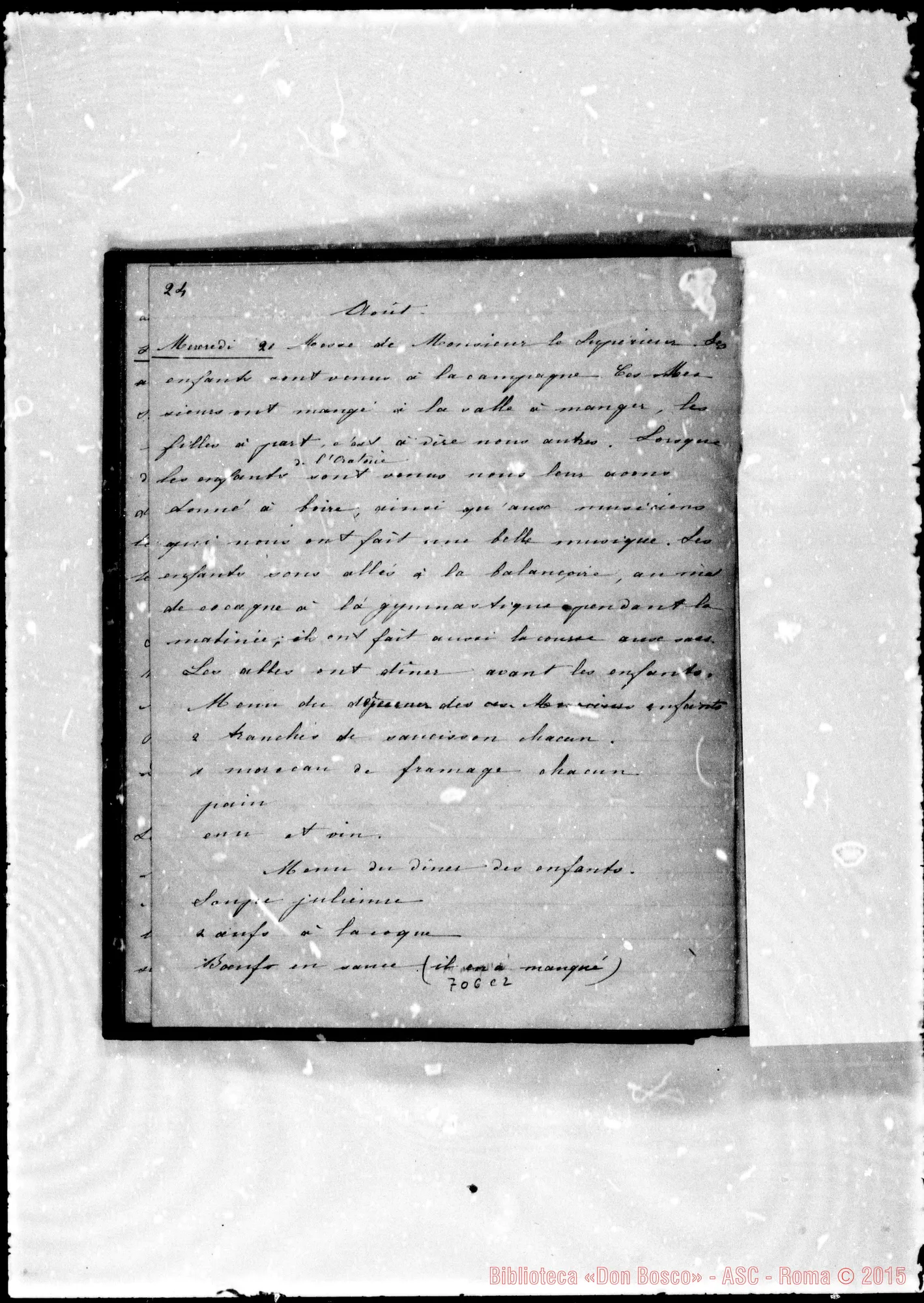 Fotogramma C 2 — Journal parlant des Salésiens. Premier volume