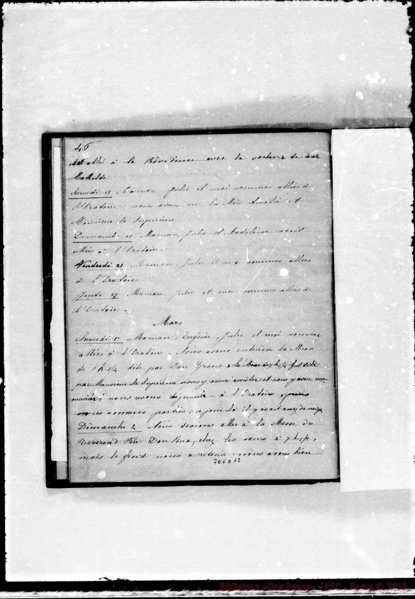 Fotogramma D 12 — Journal parlant des Salésiens. Premier volume