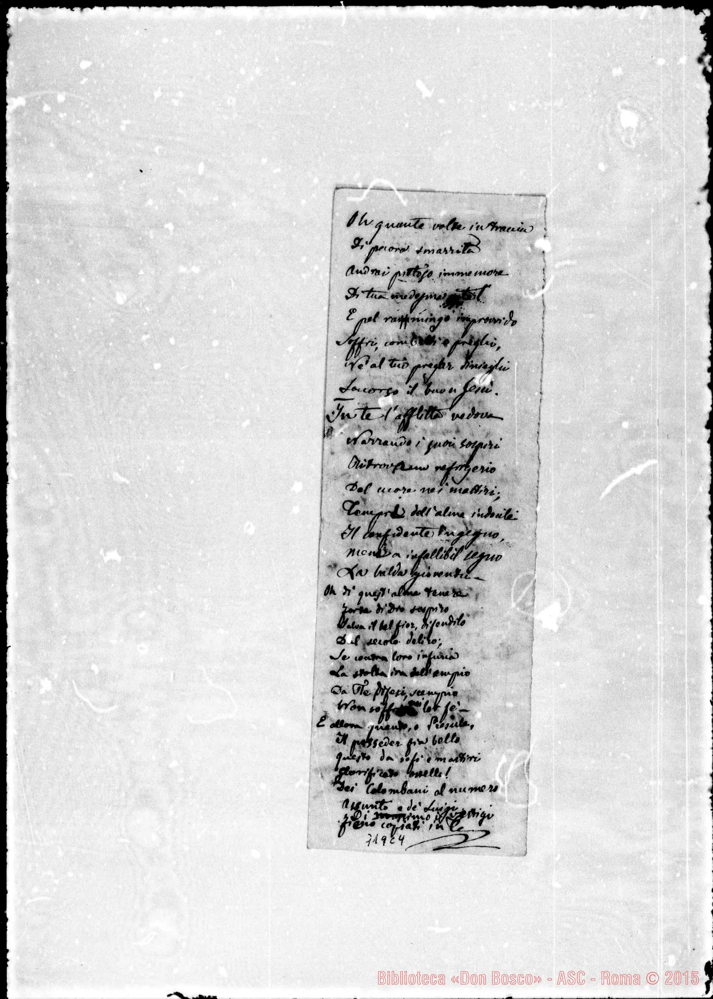 Fotogramma C 4 — Per l’ingresso di Mons. Riccardi. Inno