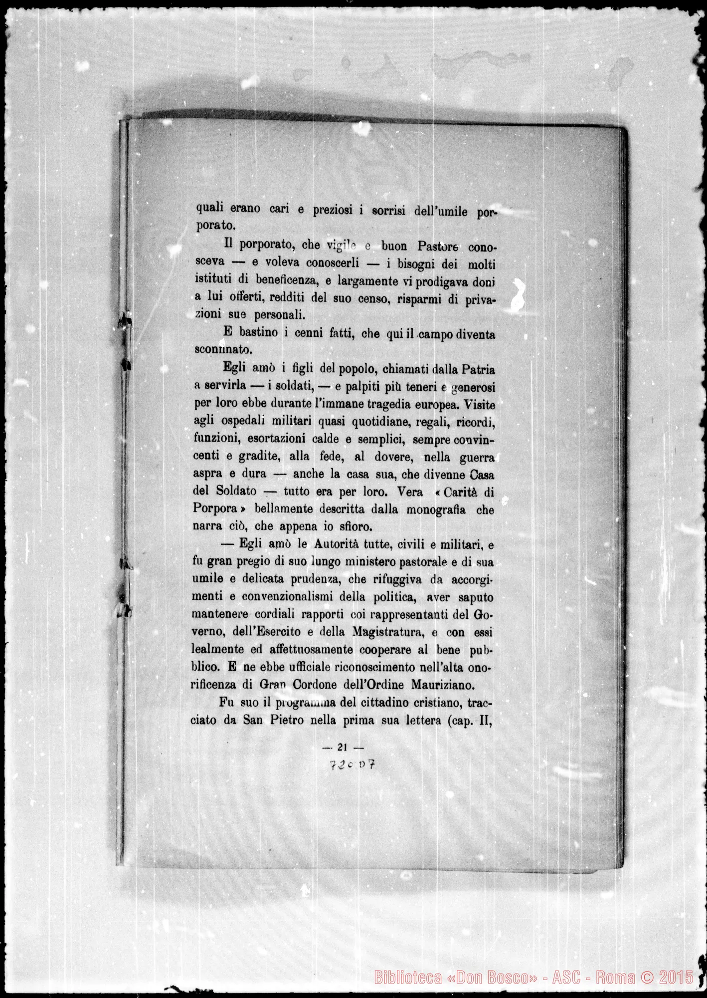 Fotogramma D 7 — Orazione funebre.