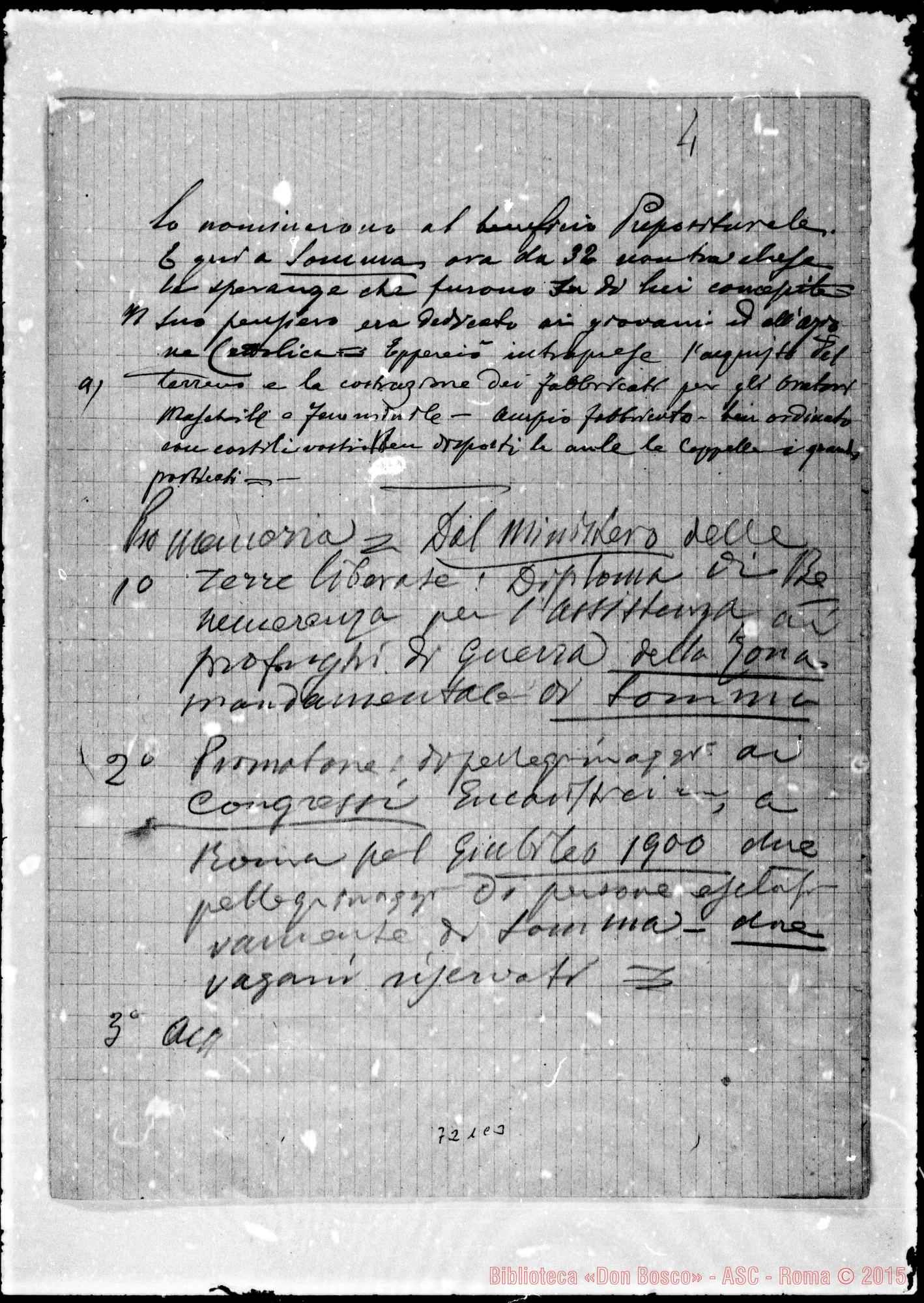 Fotogramma C 3 — Curriculum vitae del P. Rigoli