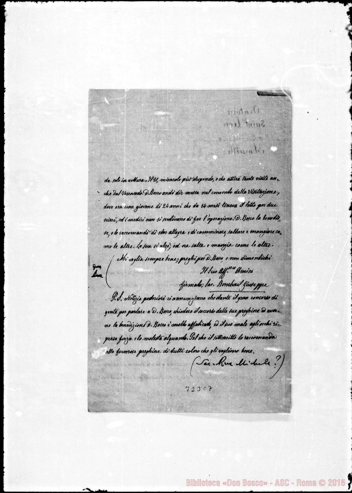 Fotogramma C 7 — Ronchail-Cerruti. Copia dell’anteriore