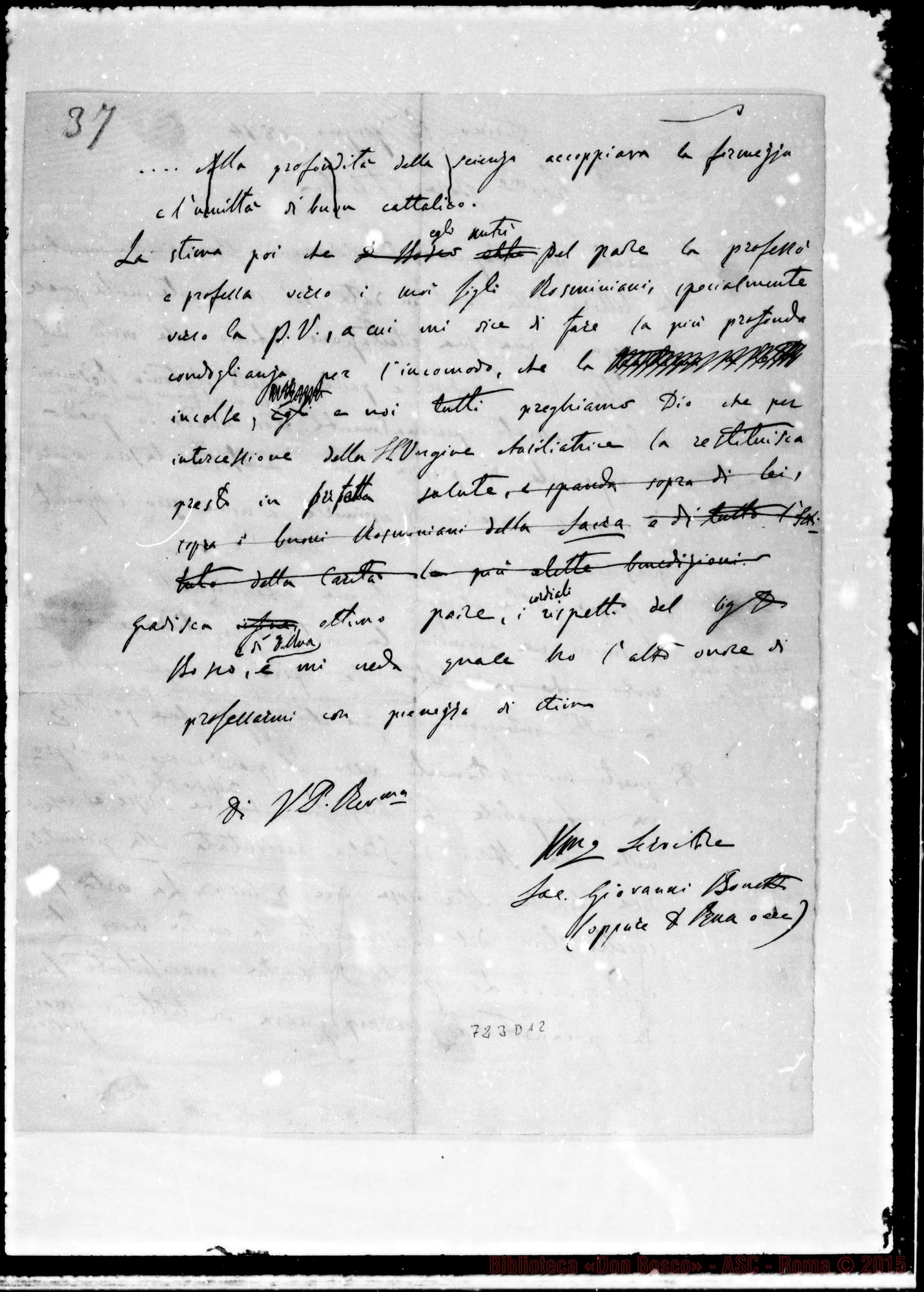 Fotogramma D 12 — Rua-Flechia. Ms. Bonetti. Correz. Bosco