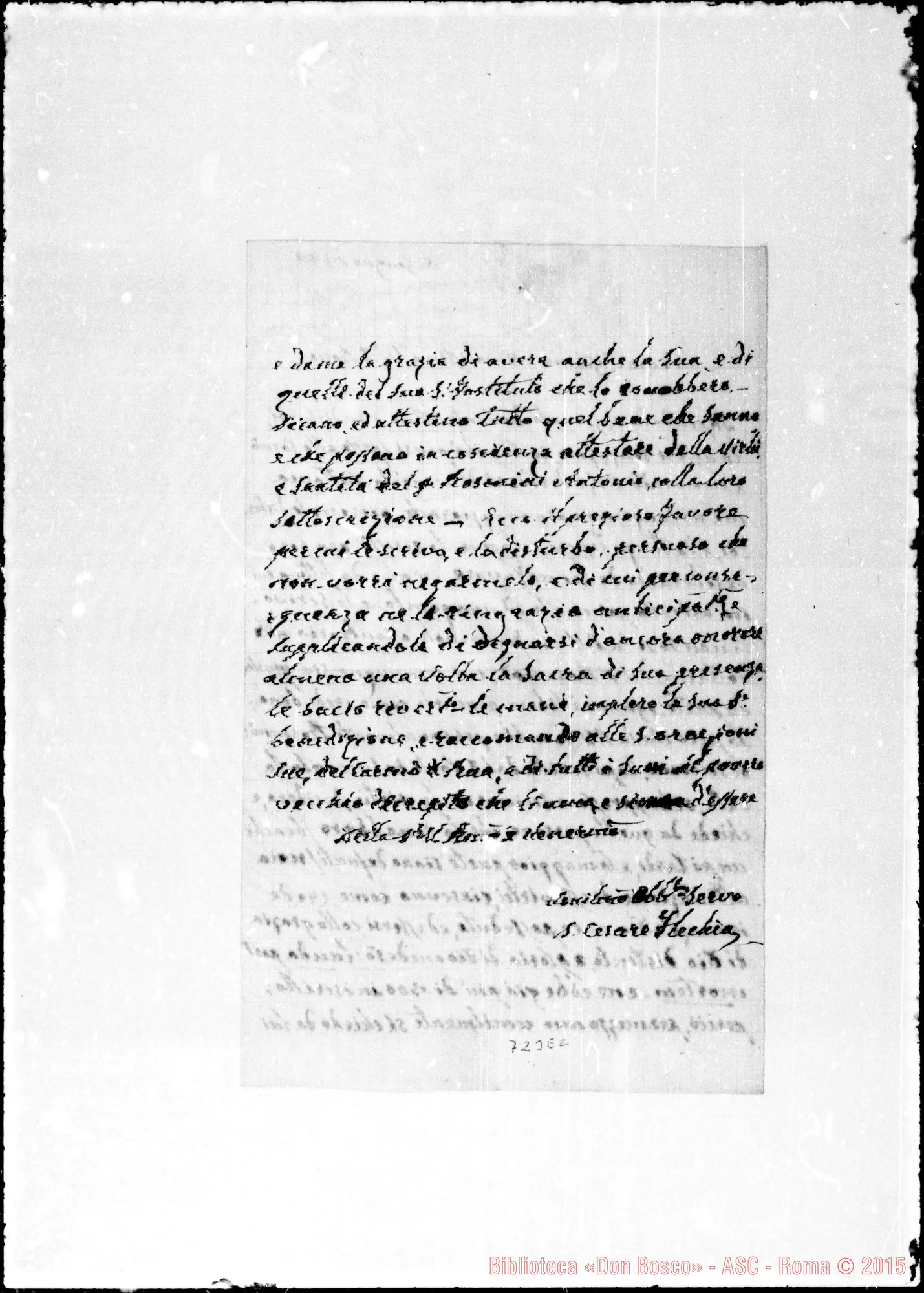 Fotogramma E 2 — Flechia-Bosco Autogr. Bosco