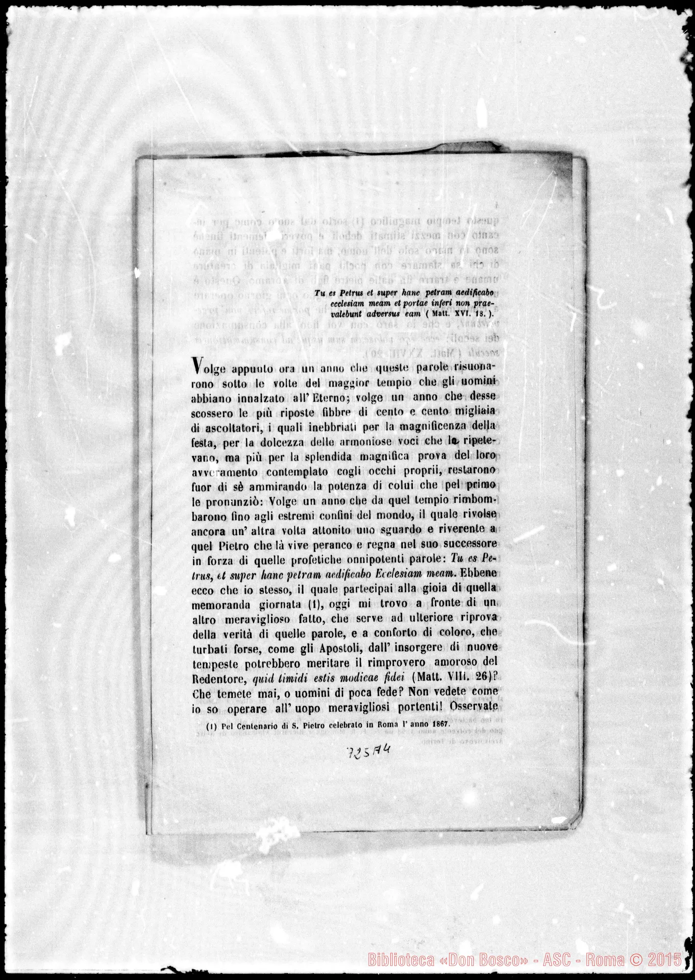 Fotogramma A 4 — Omelia di Mons. Rota nella Chiesa di Maria Ausiliatrice