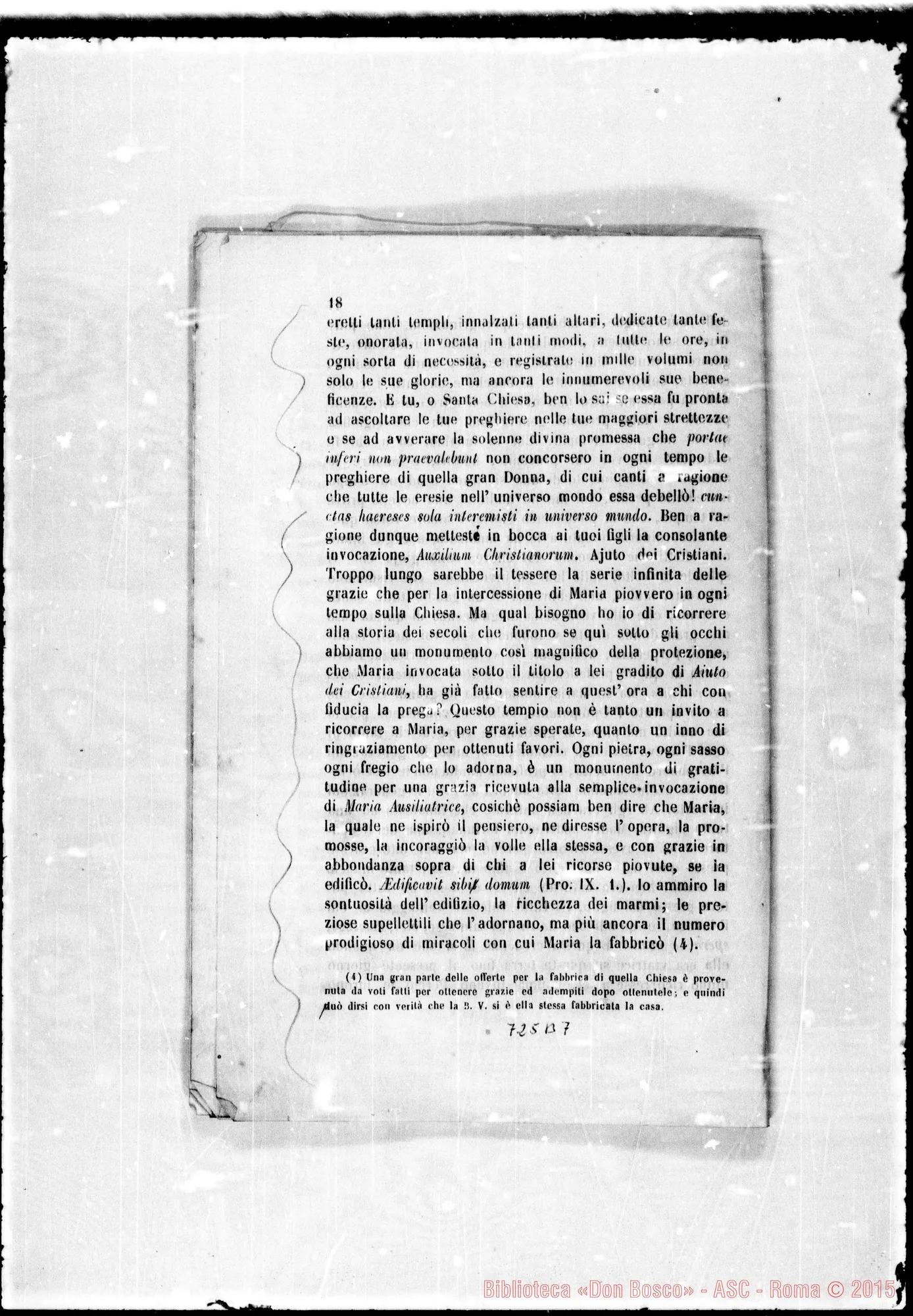 Fotogramma B 7 — Omelia di Mons. Rota nella Chiesa di Maria Ausiliatrice