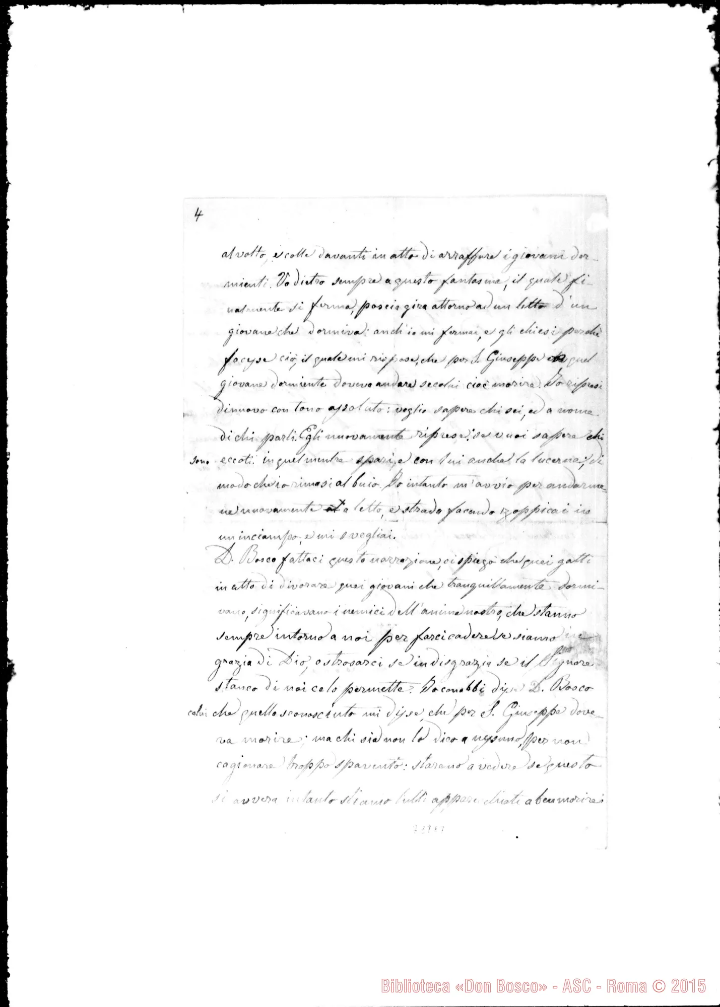 Fotogramma E 7 — Semeria Agostino. Lettere: Semeria-Rev.do Direttore