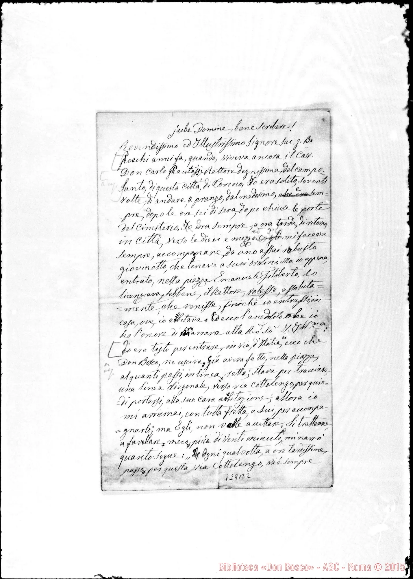Fotogramma B 2 — Spinardi Pasquale, eh. Relazione