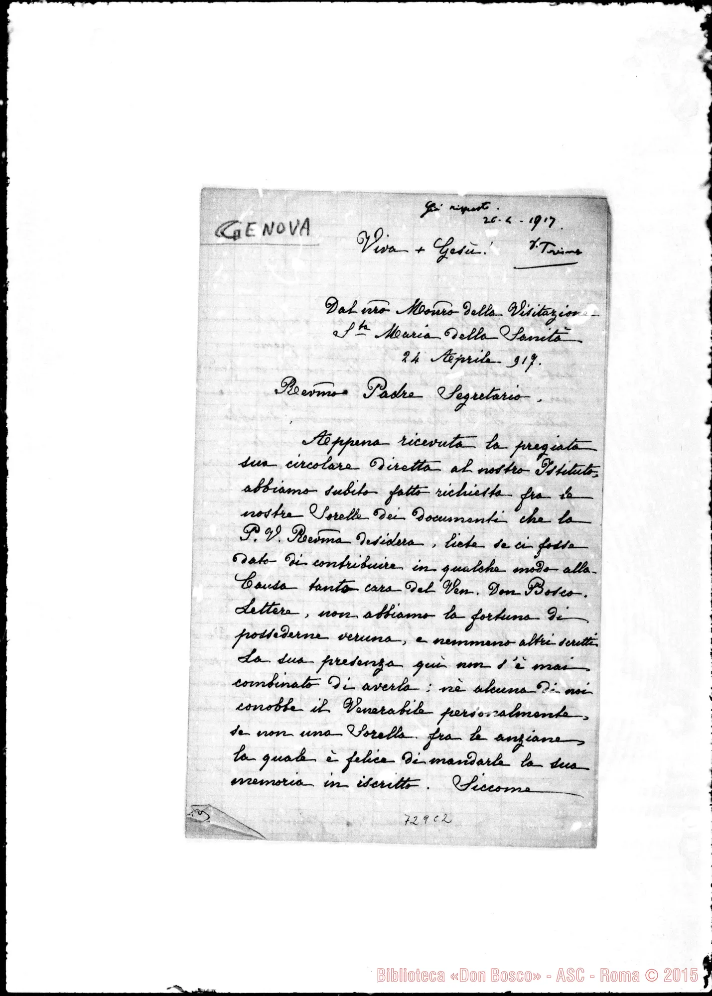 Fotogramma C 2 — Relazione