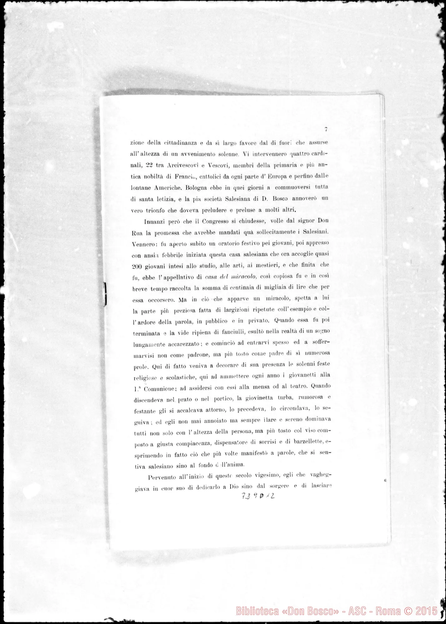 Fotogramma D 12 — Elogio funebre