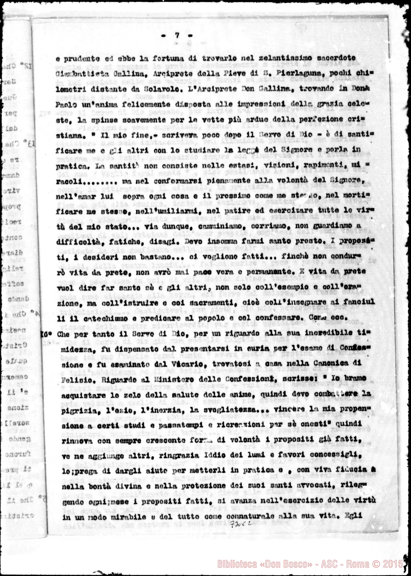 Fotogramma C 2 — Beatificationis et Canonizationis Servi Dei Pauli Taroni…