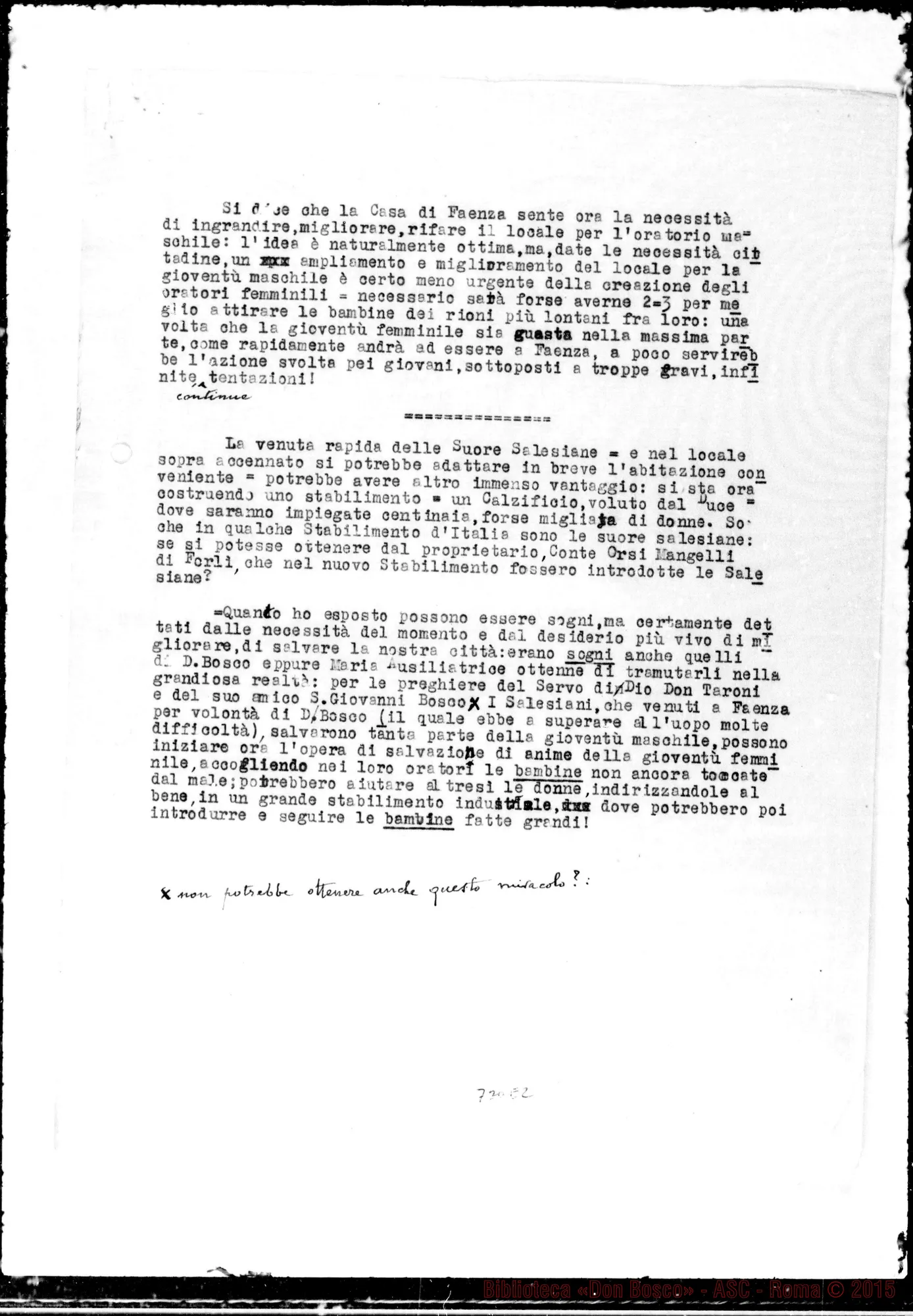 Fotogramma E 2 — Testimonianze su mons. Taroni