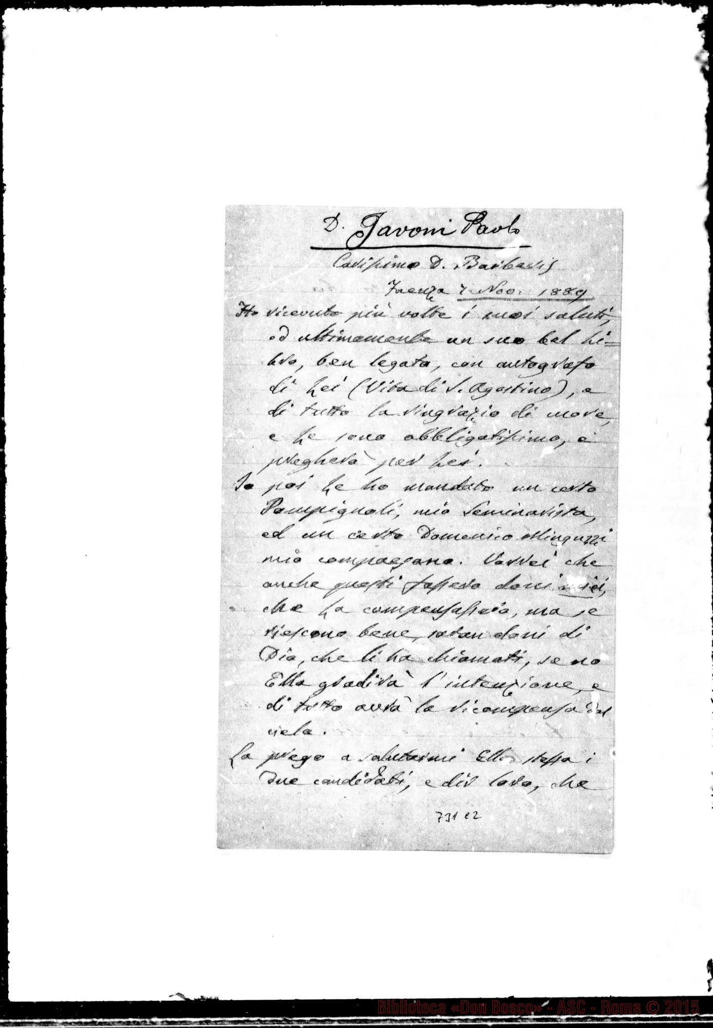 Fotogramma C 2 — Taroni-Barberis