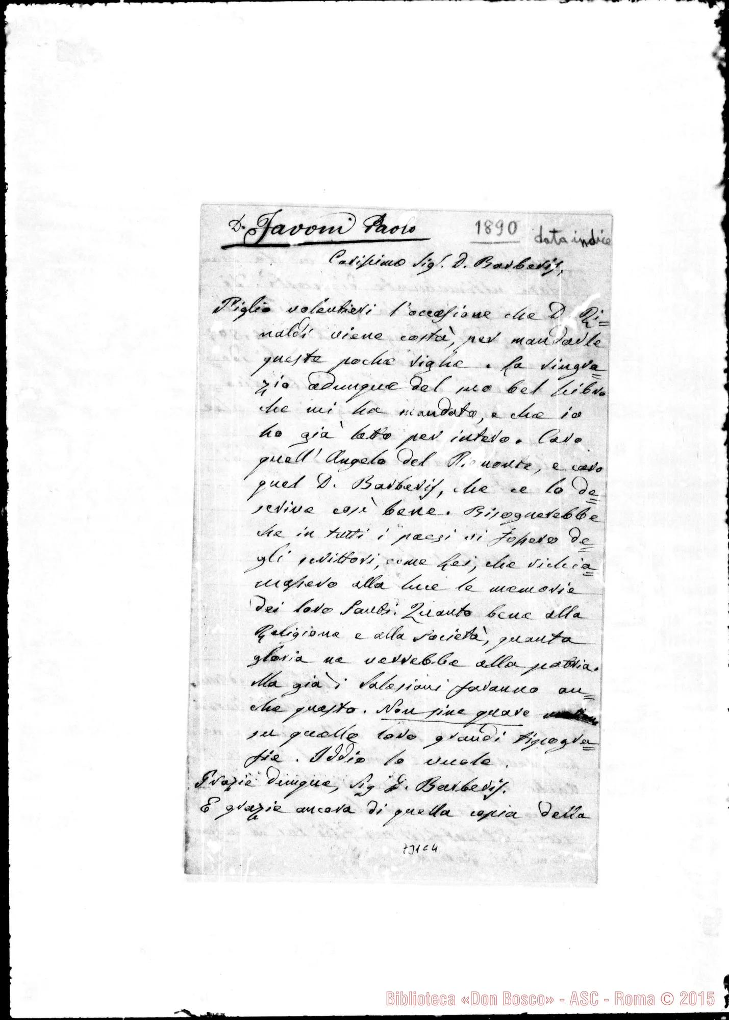 Fotogramma C 4 — Taroni-Barberis
