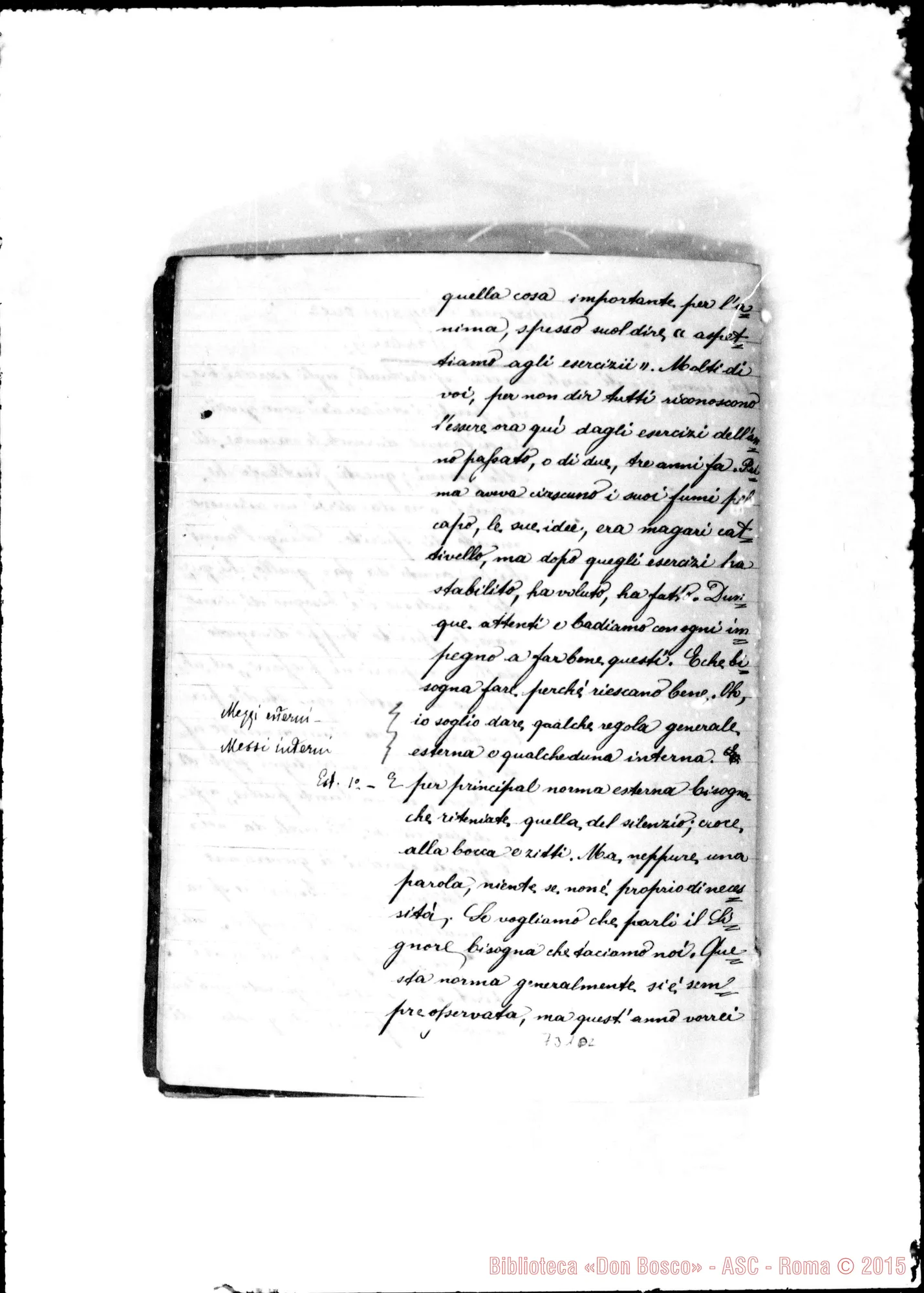 Fotogramma D 2 — Esercizi Pasquali dati da Mons. Tasso