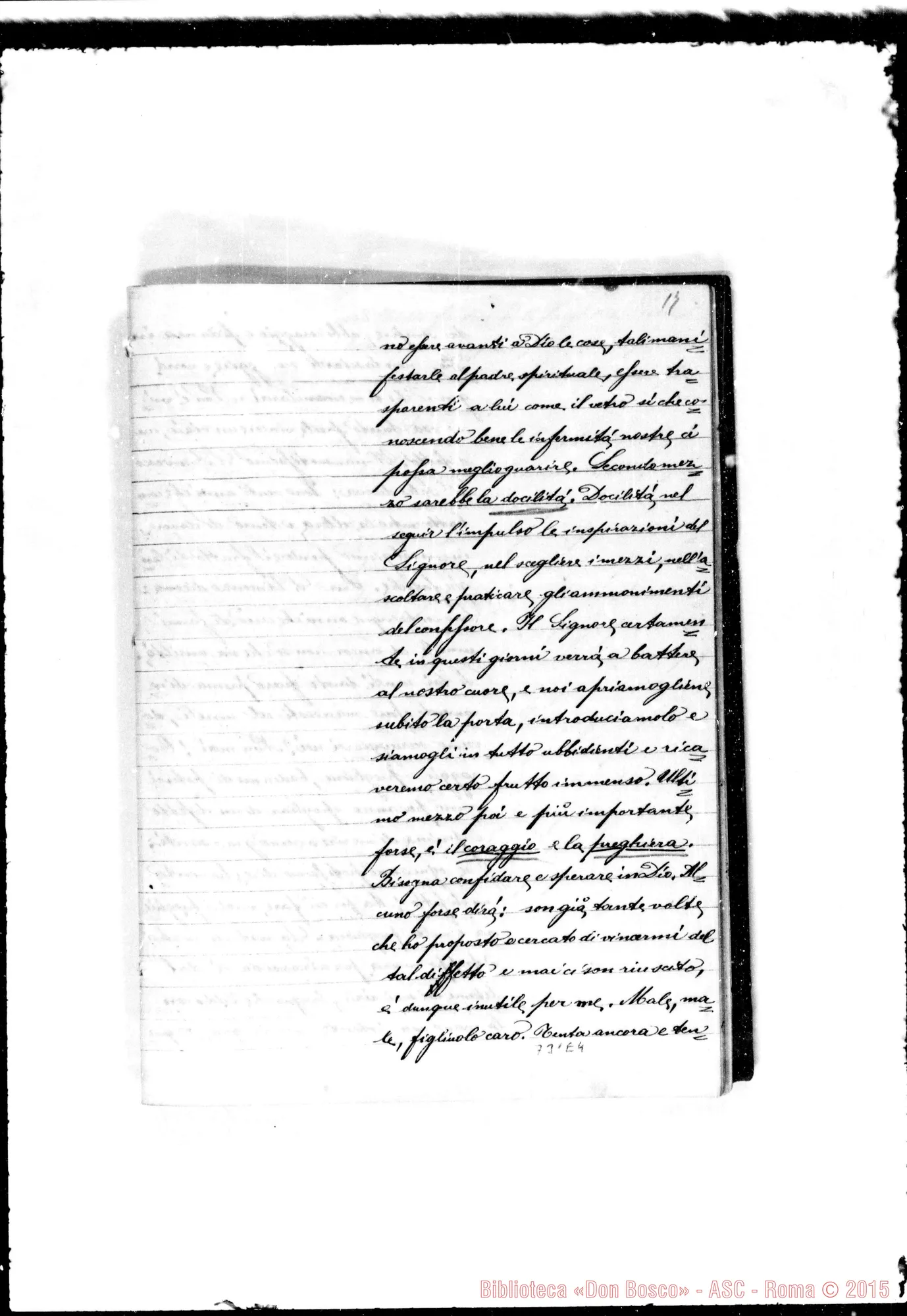 Fotogramma E 4 — Esercizi Pasquali dati da Mons. Tasso