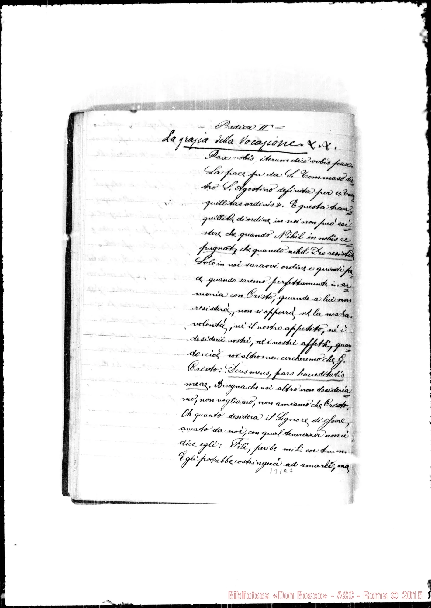 Fotogramma E 7 — Esercizi Pasquali dati da Mons. Tasso