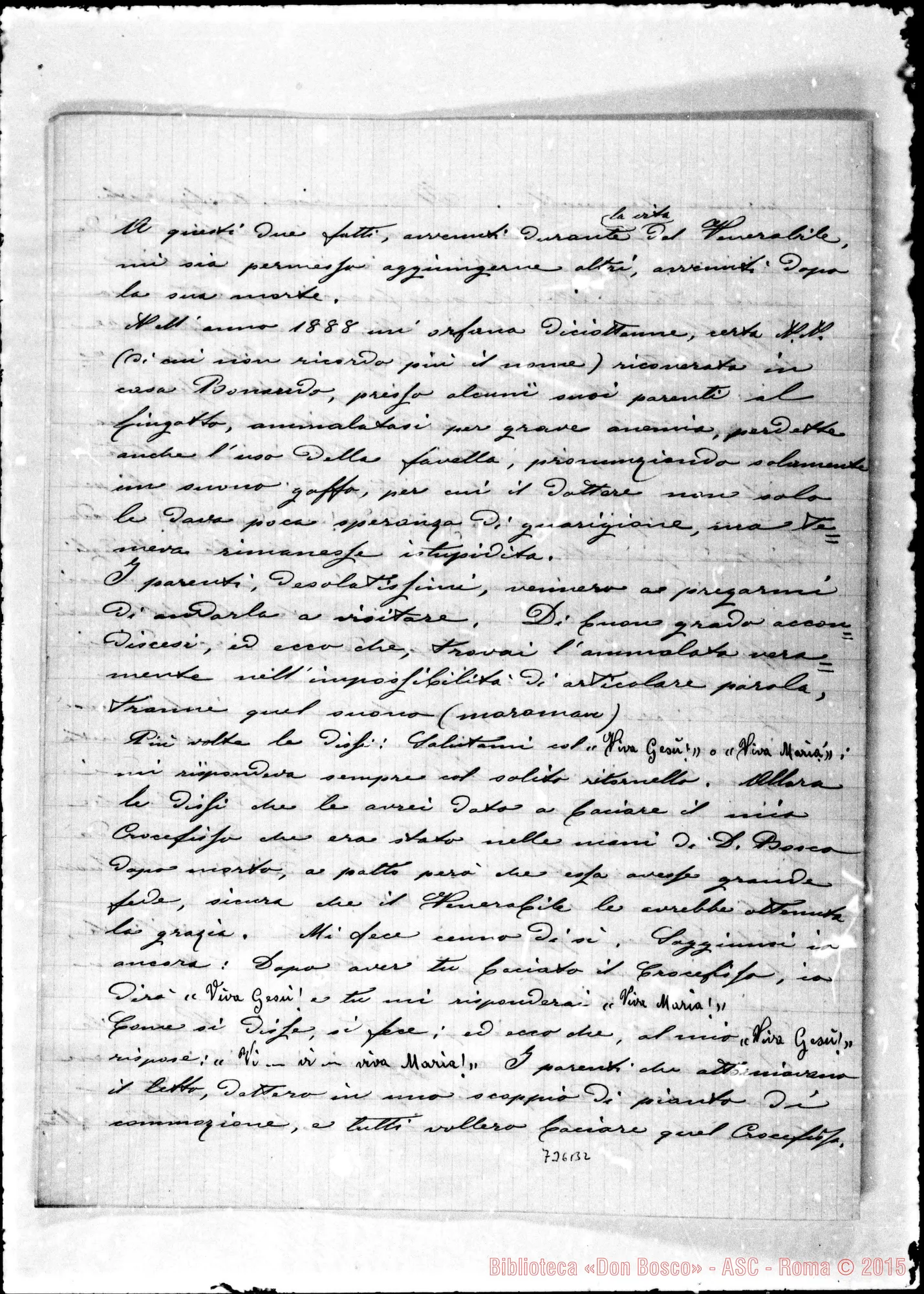 Fotogramma B 2 — Torretta Felicina, F.M.A. Relazione