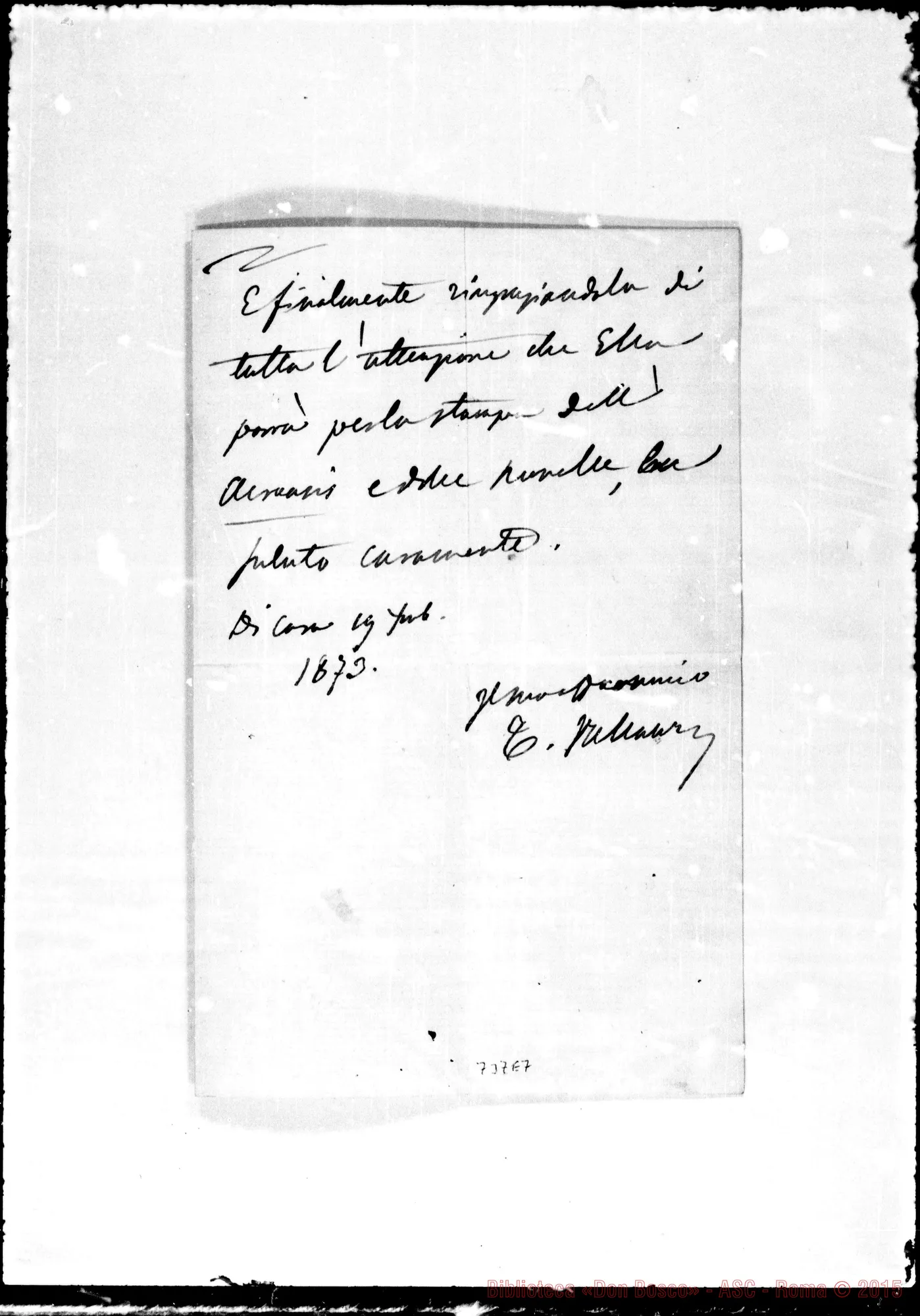 Fotogramma E 7 — Vallauri Tommaso, prof. Lettere: Vallauri-Durando