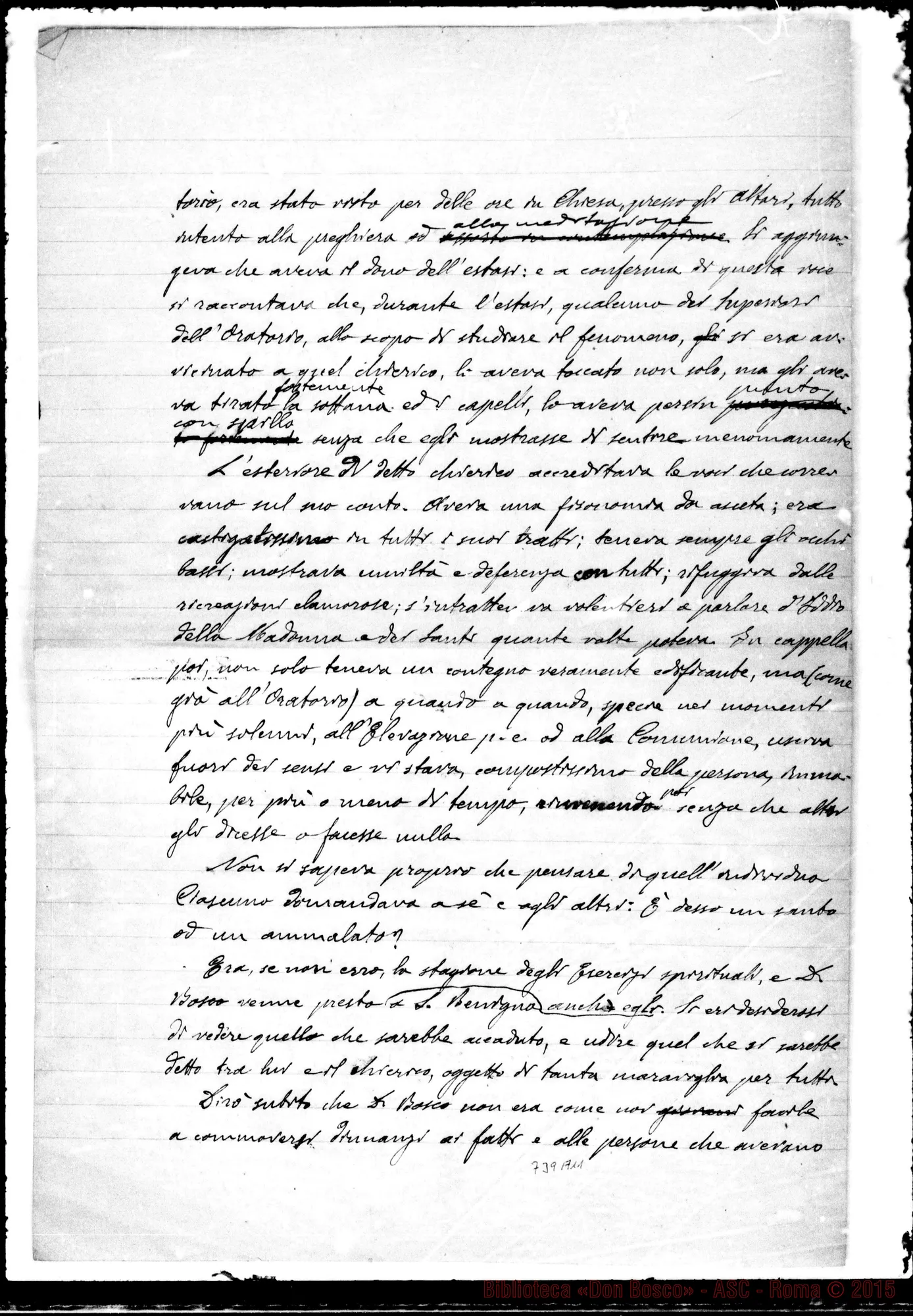 Fotogramma A 11 — Varvello Francesco, sac. SDB. Relazione
