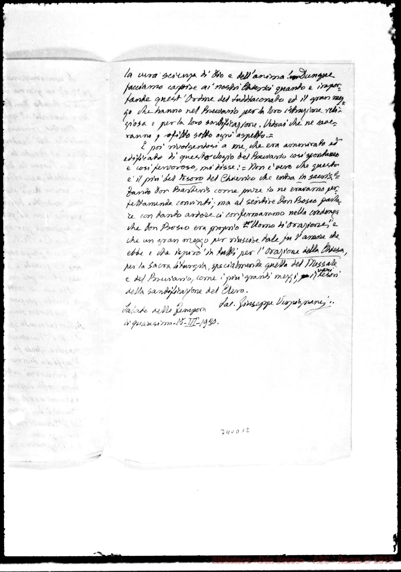 Fotogramma D 12 — Relazione: «Si avvicinavano…»