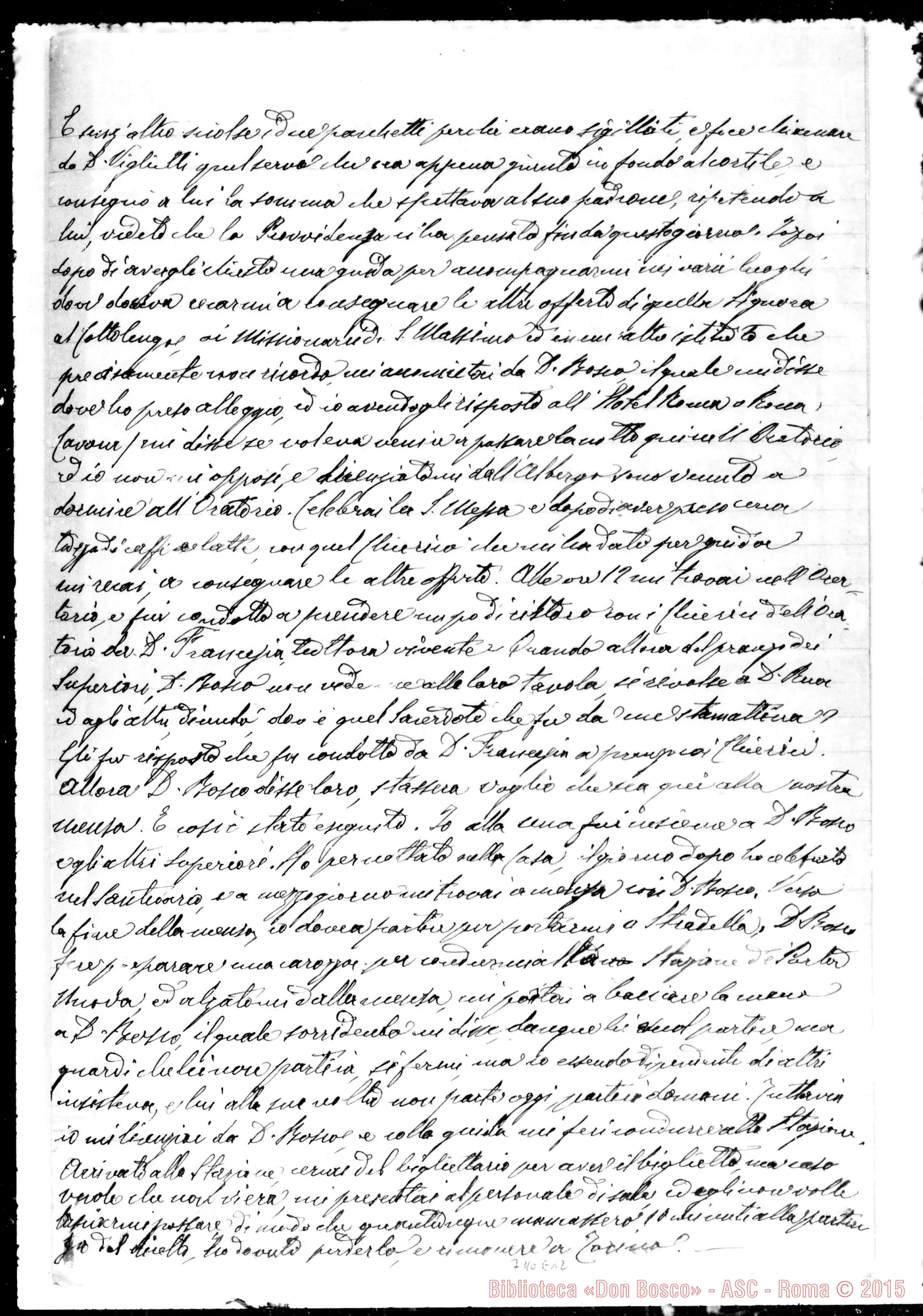 Fotogramma E 12 — Vidali Carlo, sac. Narrazione di un episodio…